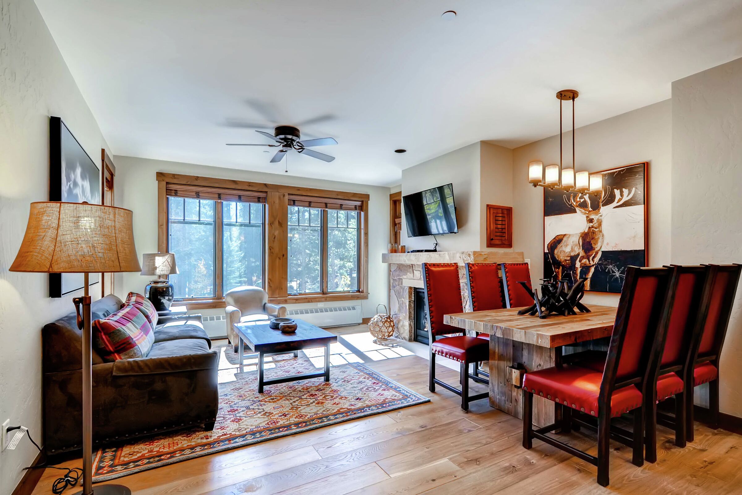 Dining Room & Living Room
