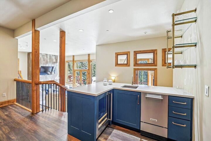 Family Room with Wet Bar