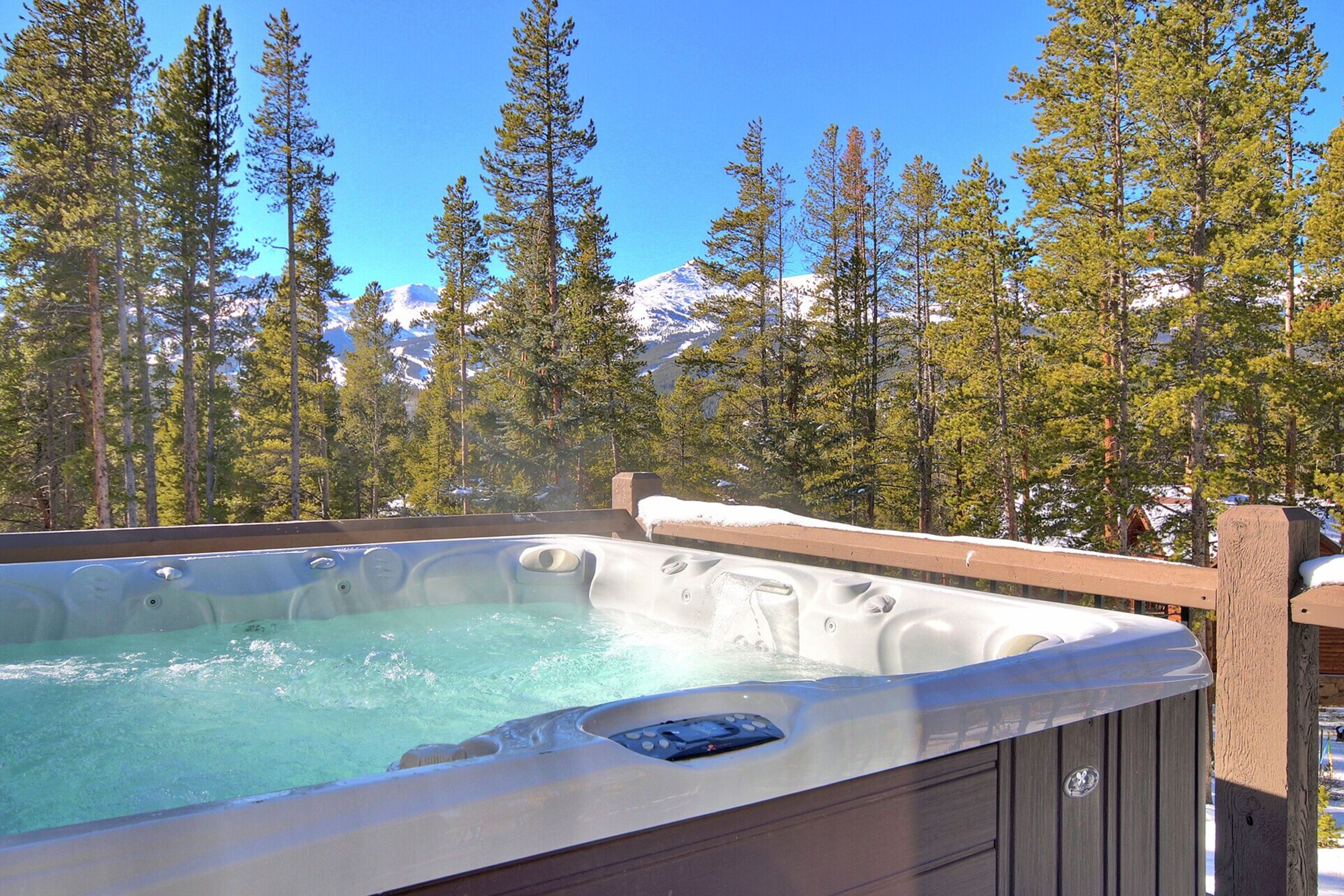 Deck with Hot Tub