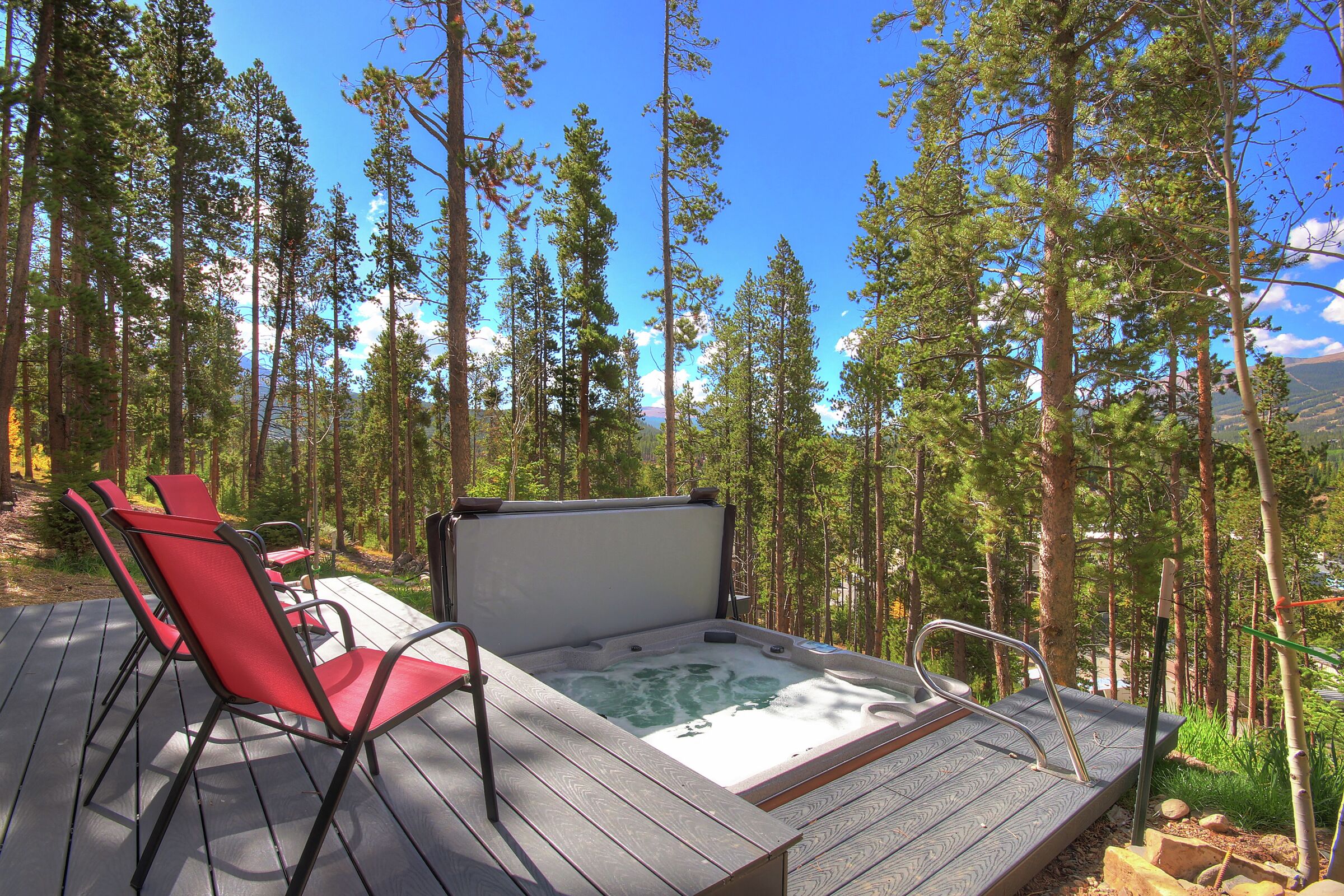 Deck with Hot Tub