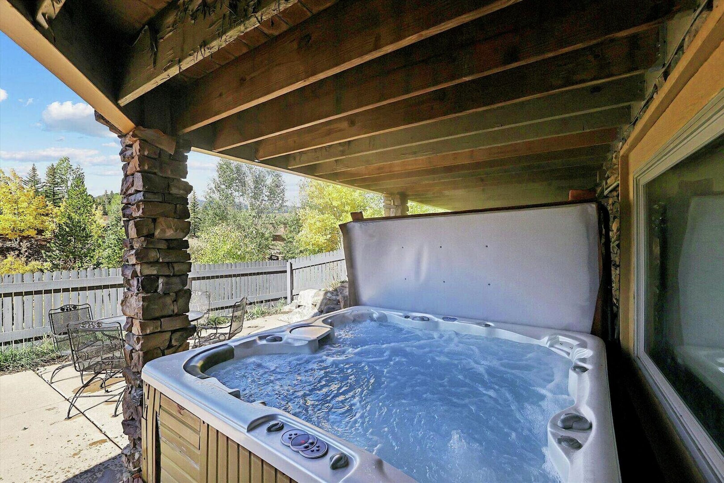 Patio with Hot Tub