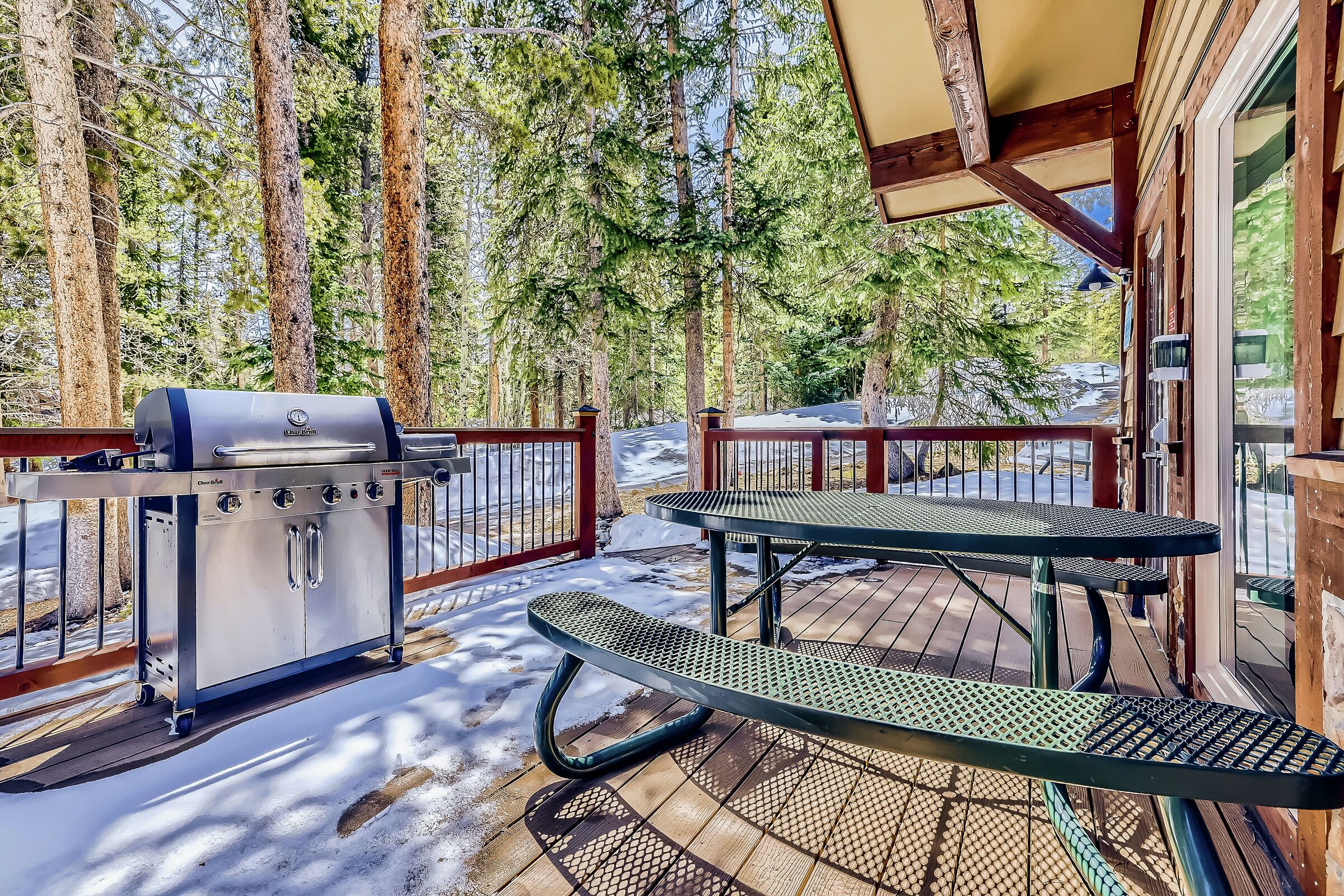 Deck with BBQ