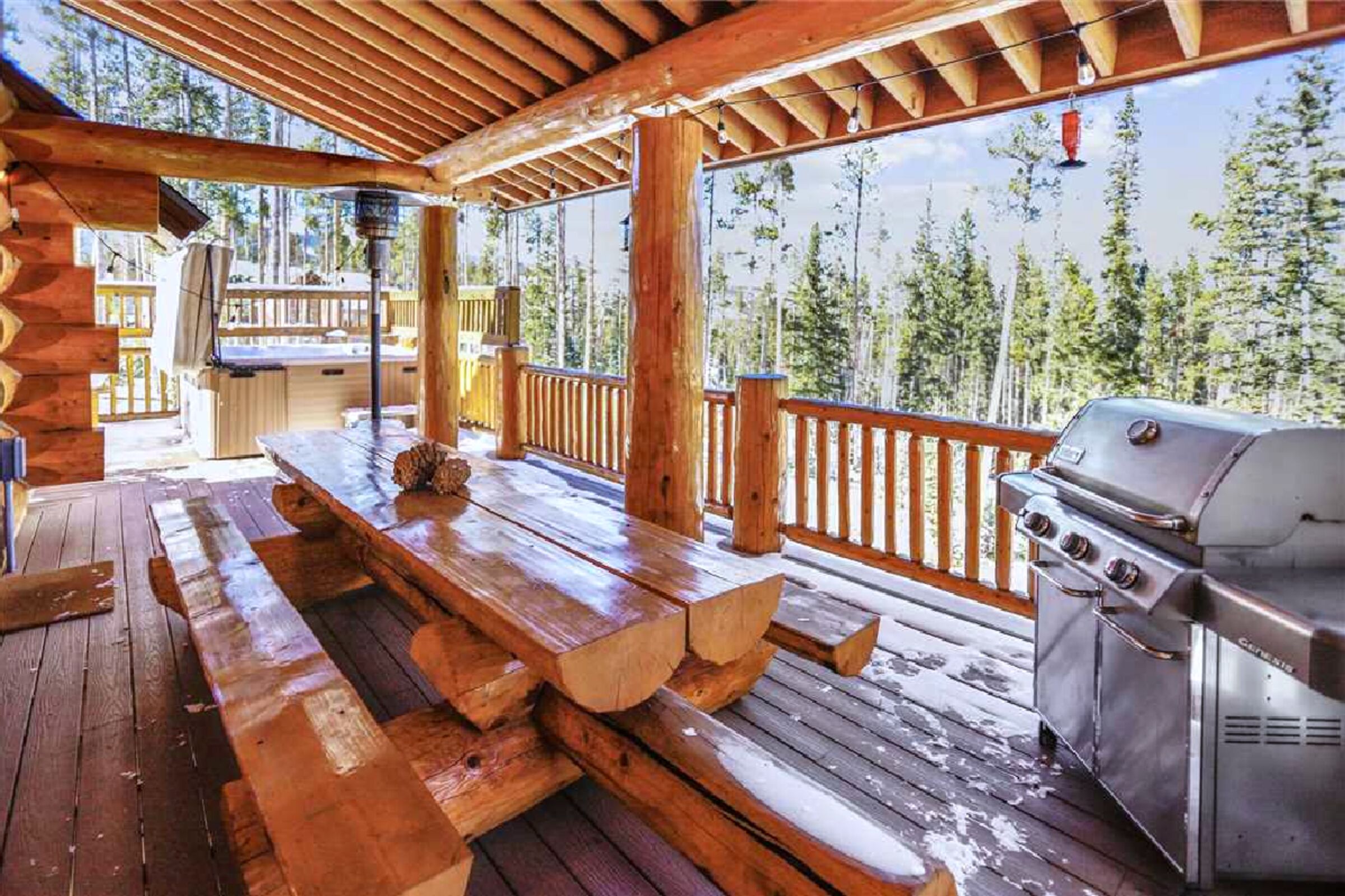 Deck with BBQ