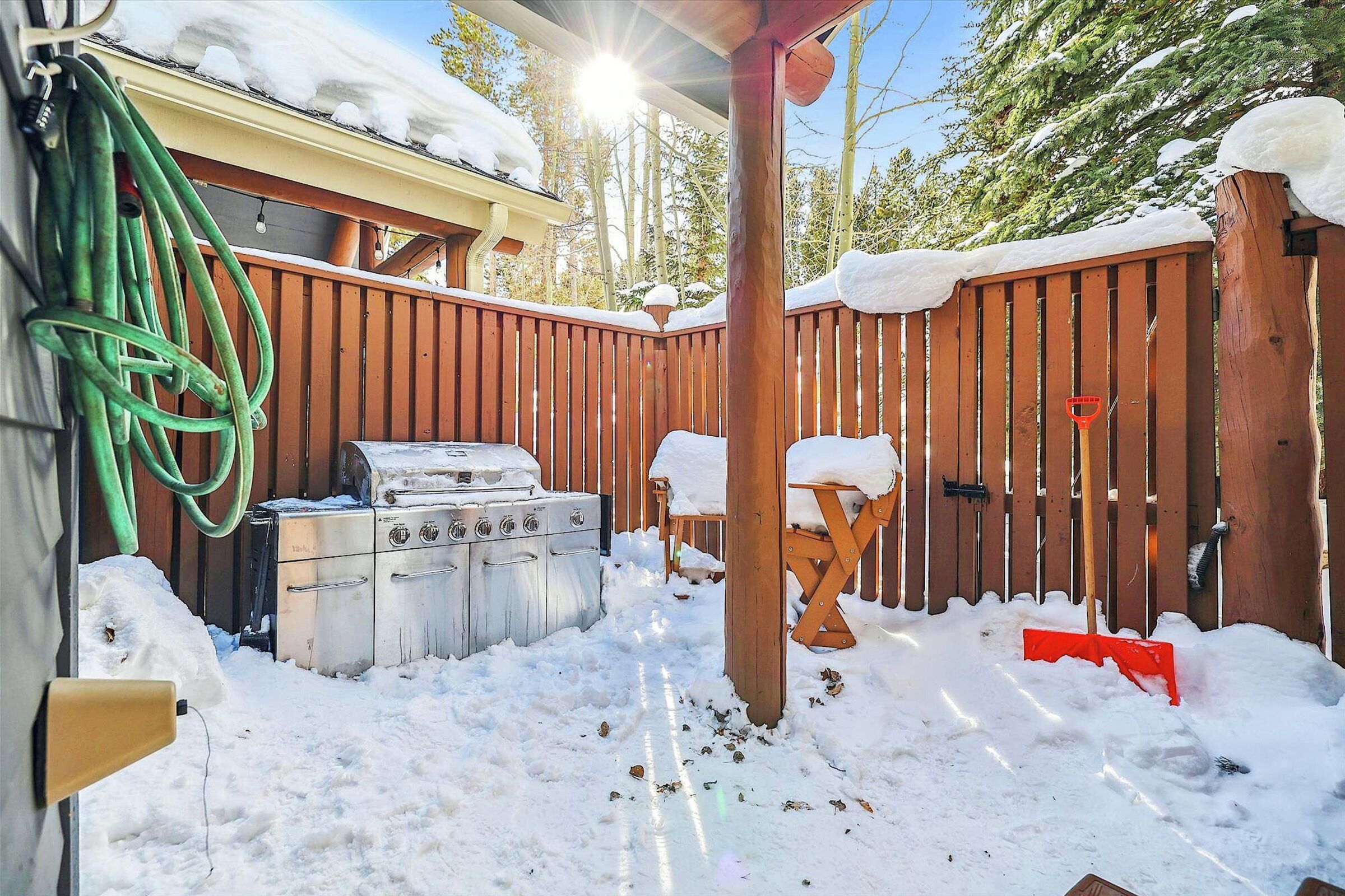 Patio with BBQ