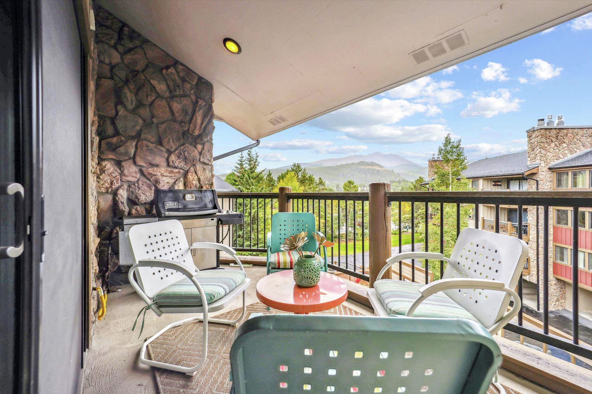 Balcony with BBQ