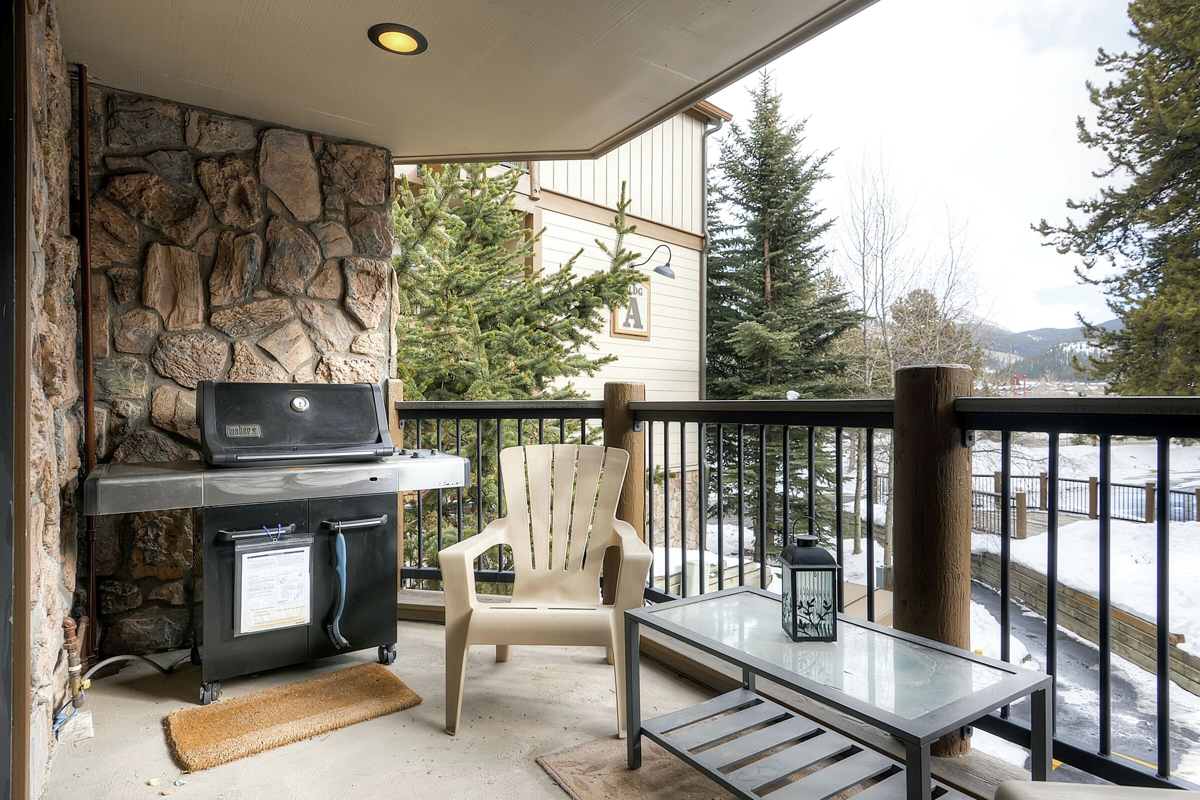 Balcony with BBQ