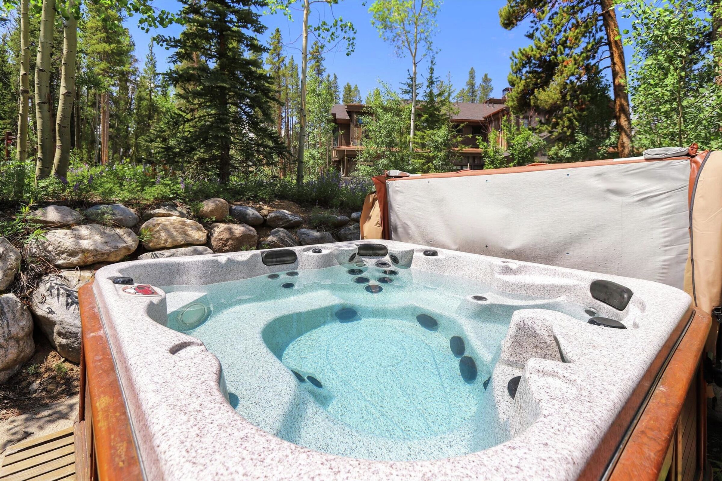 Deck with Hot Tub