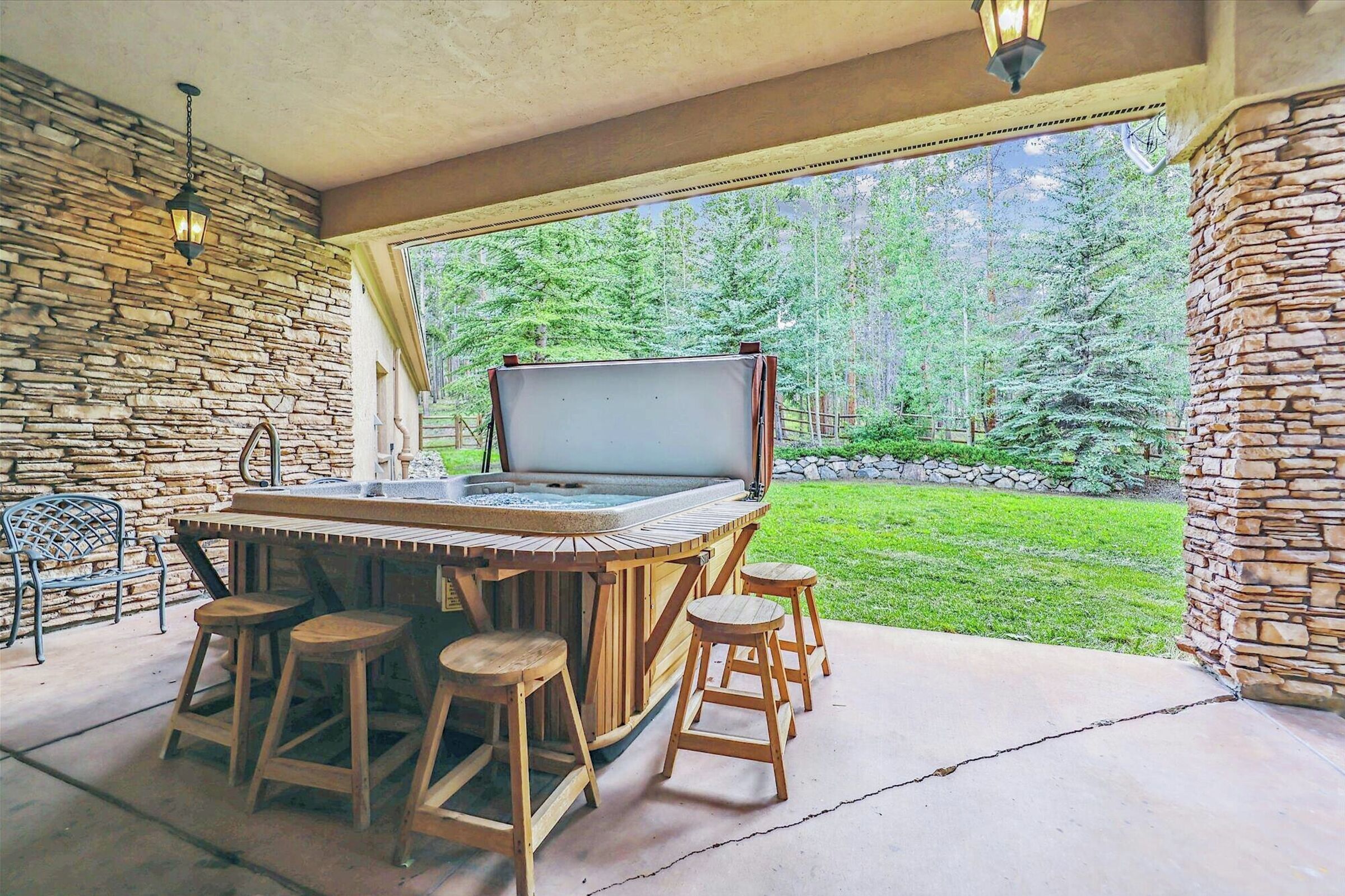 Patio with Hot Tub