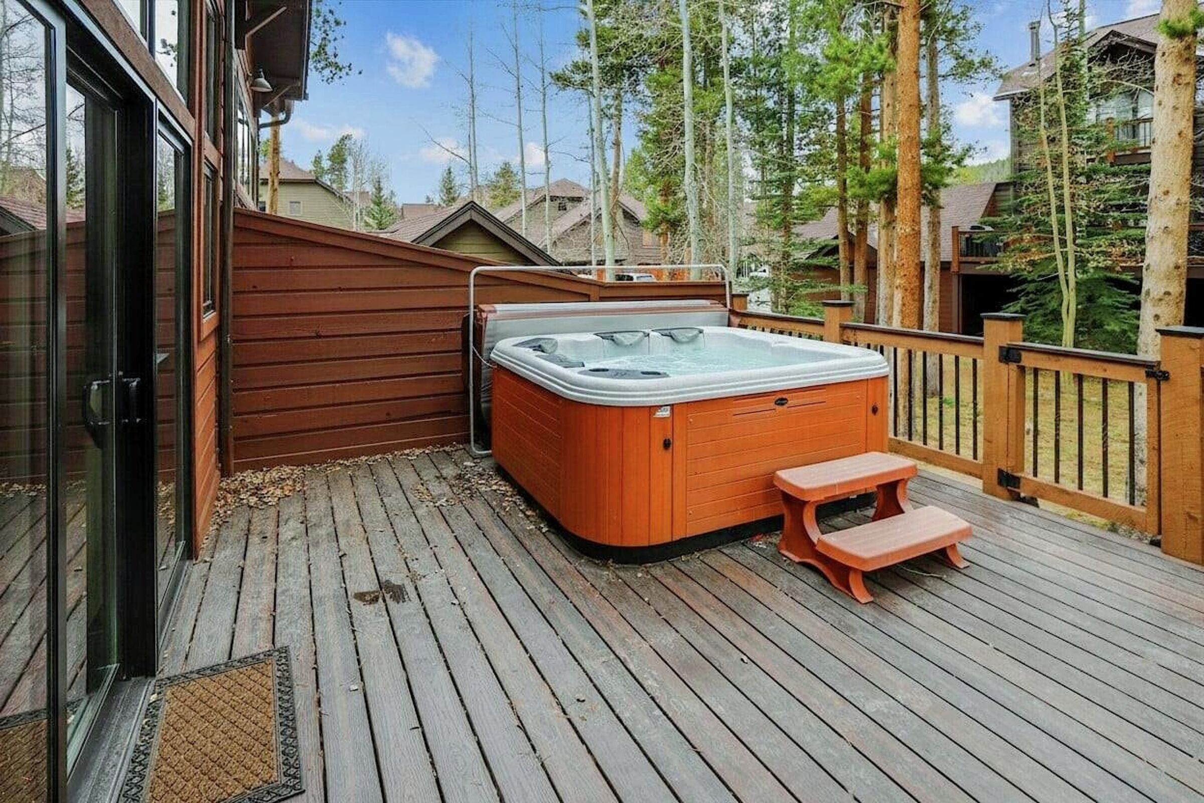 Deck with Hot Tub
