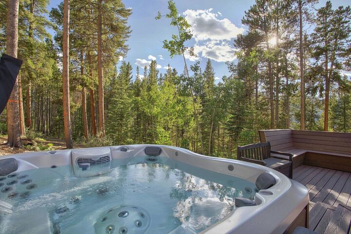 Deck with Hot Tub