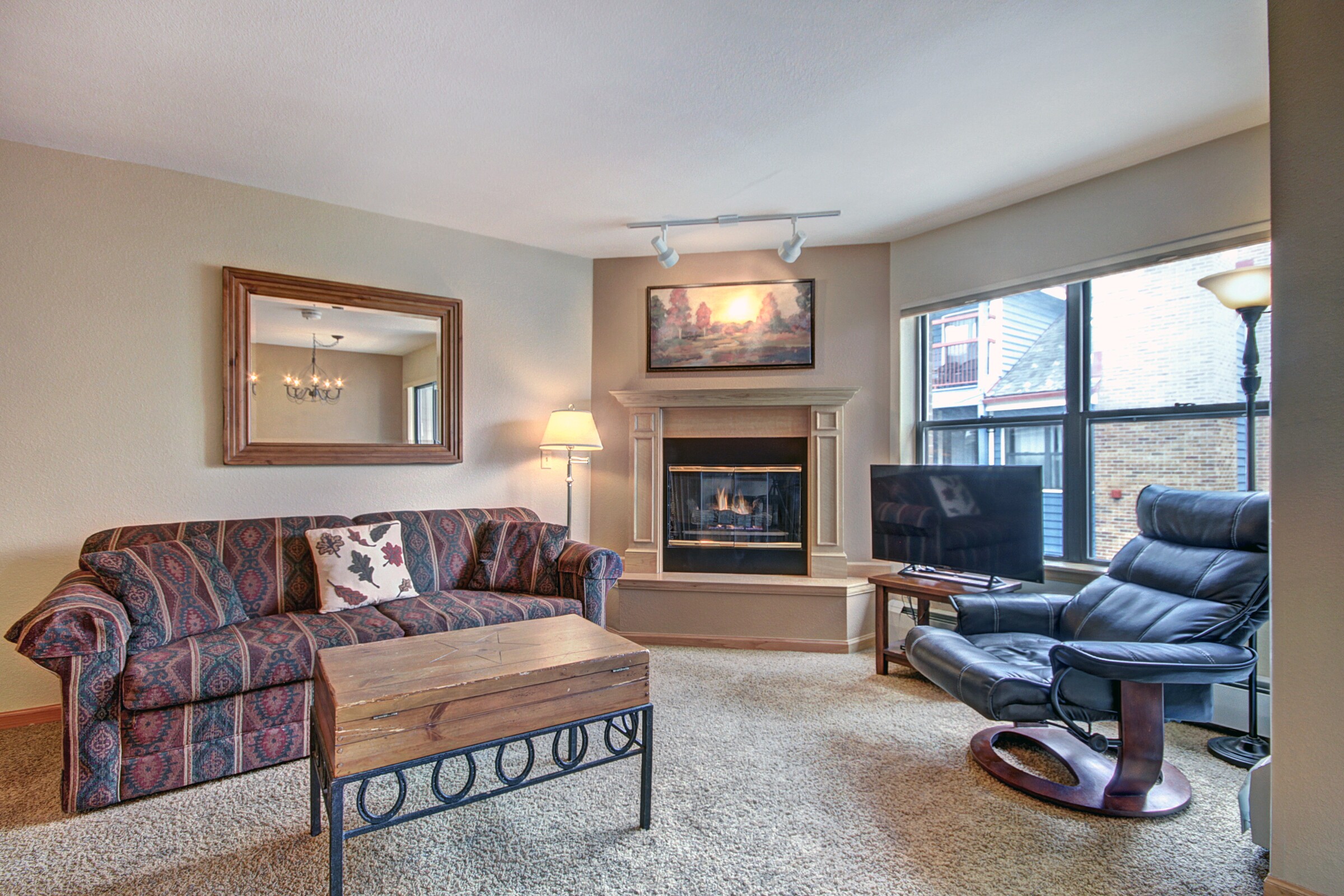 Two Bedroom + Den Living Room