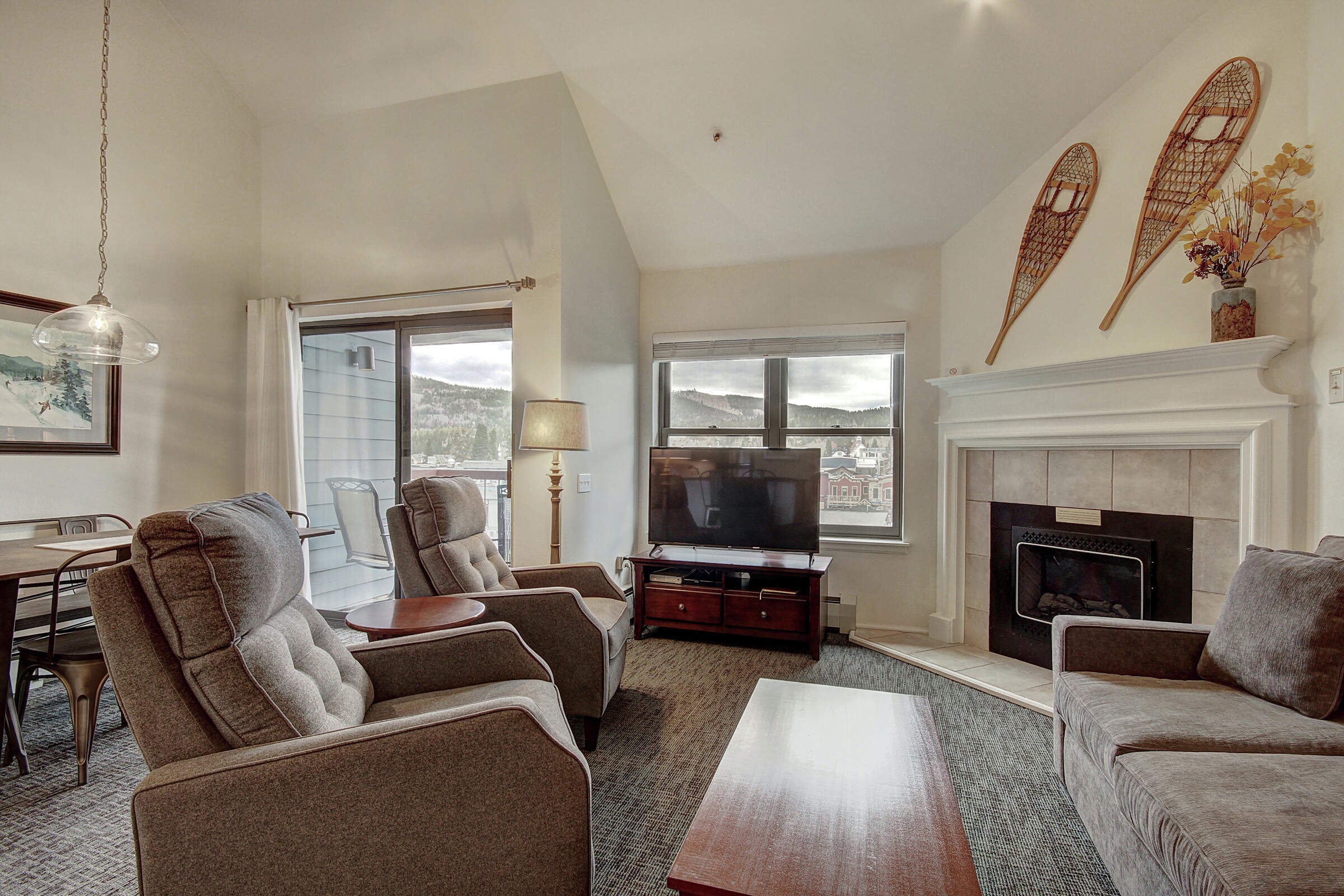 One Bedroom + Den Living Room