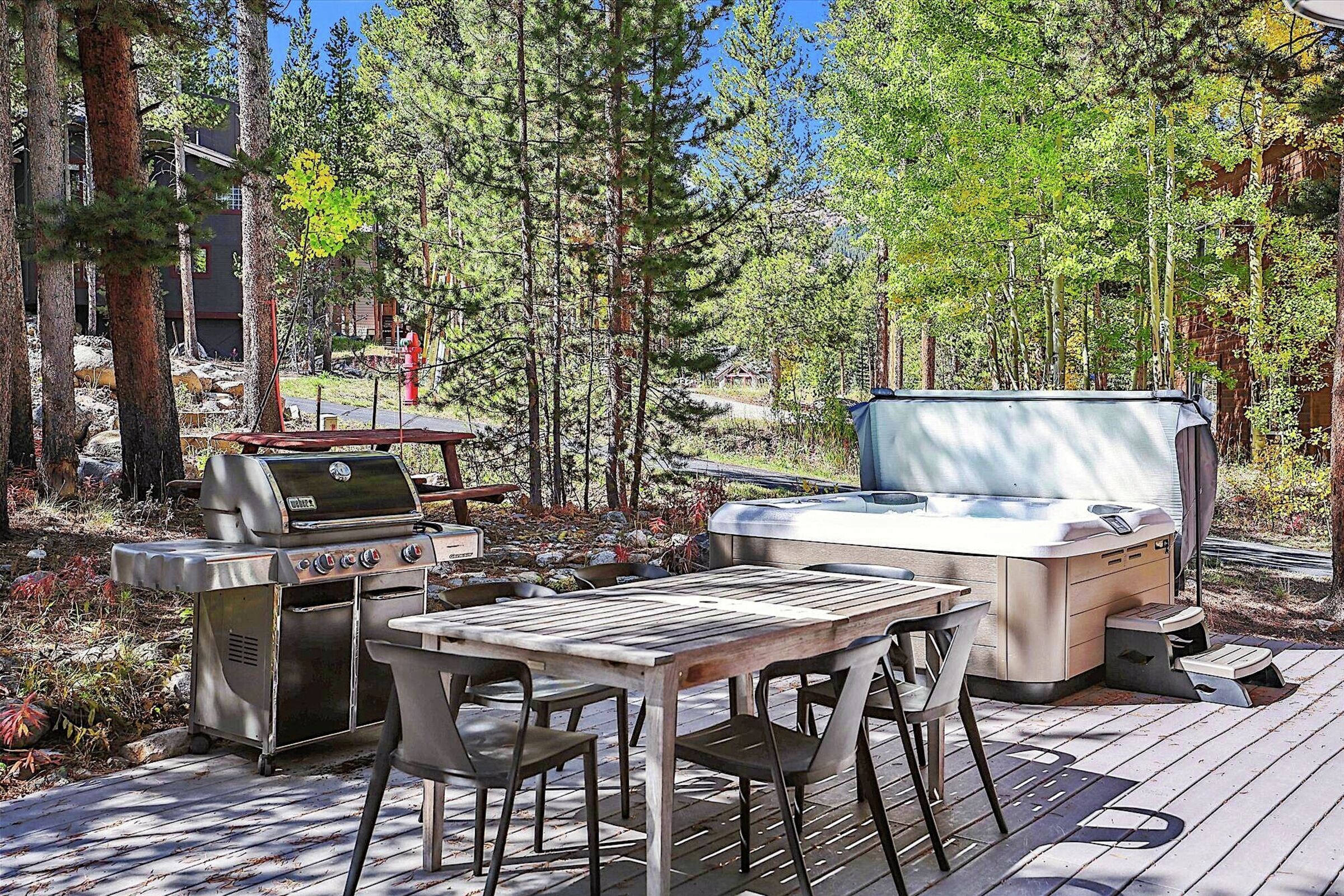 Deck with Hot Tub