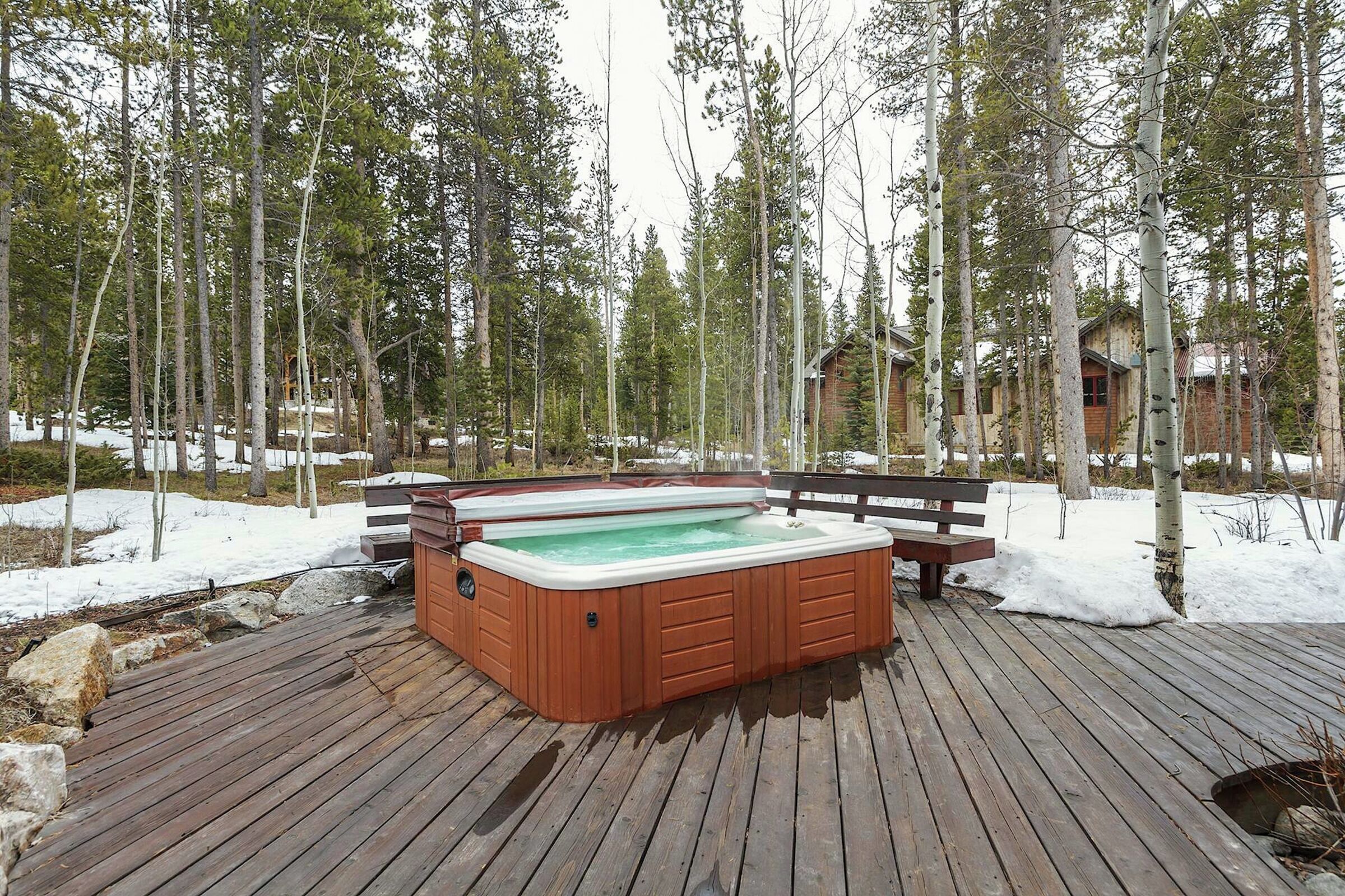 Deck with Hot Tub