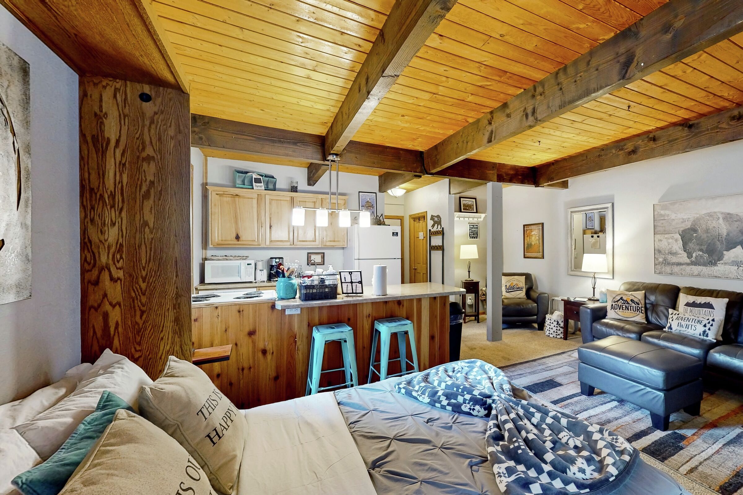 #C3 - Studio Sleeping Area, Living Area & Kitchen