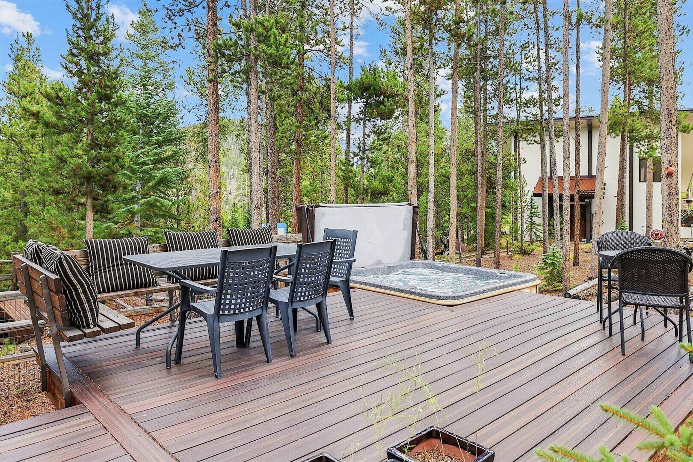 Deck with Hot Tub