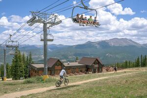 Biking at Breckenridge
