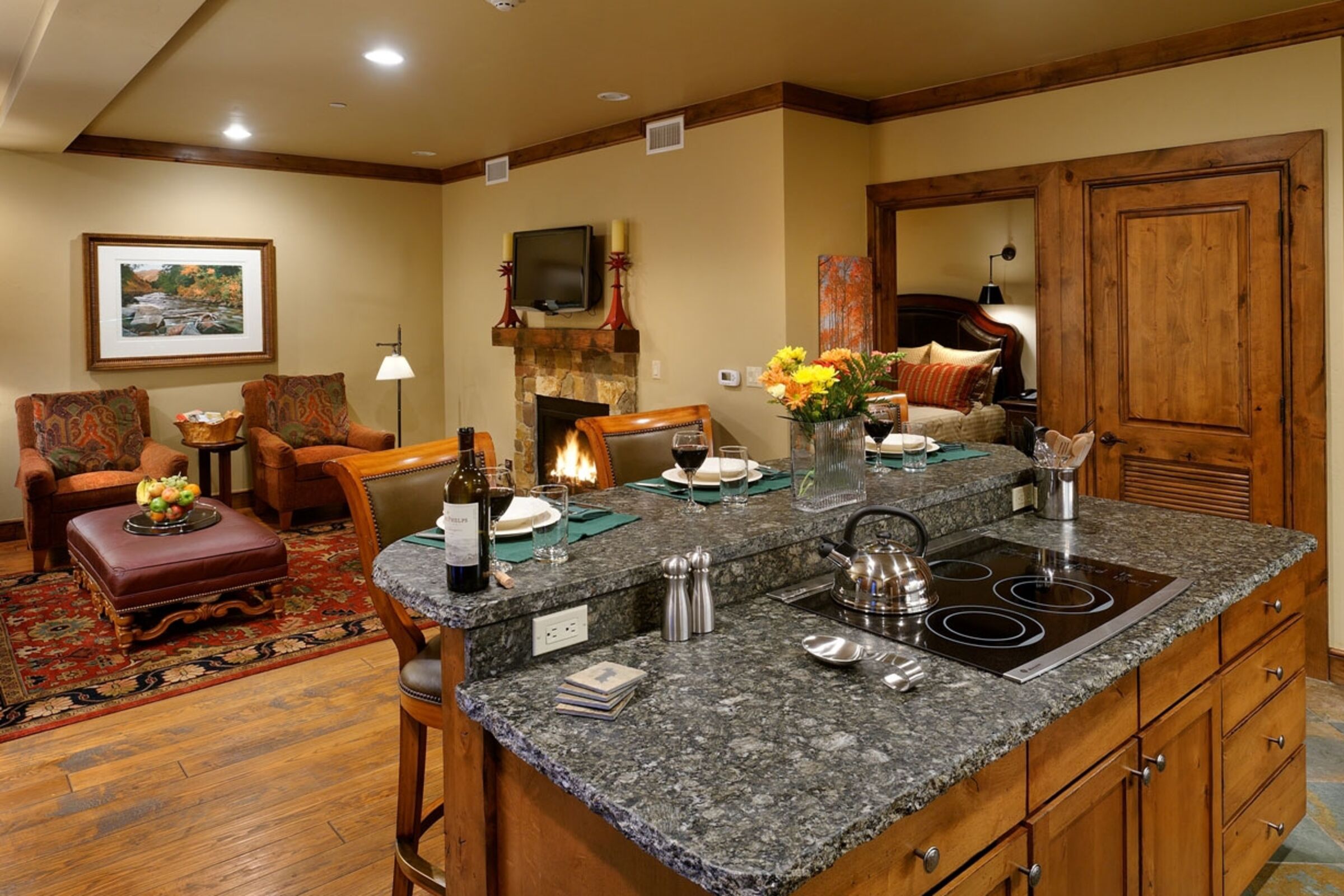 Living Room & Kitchen