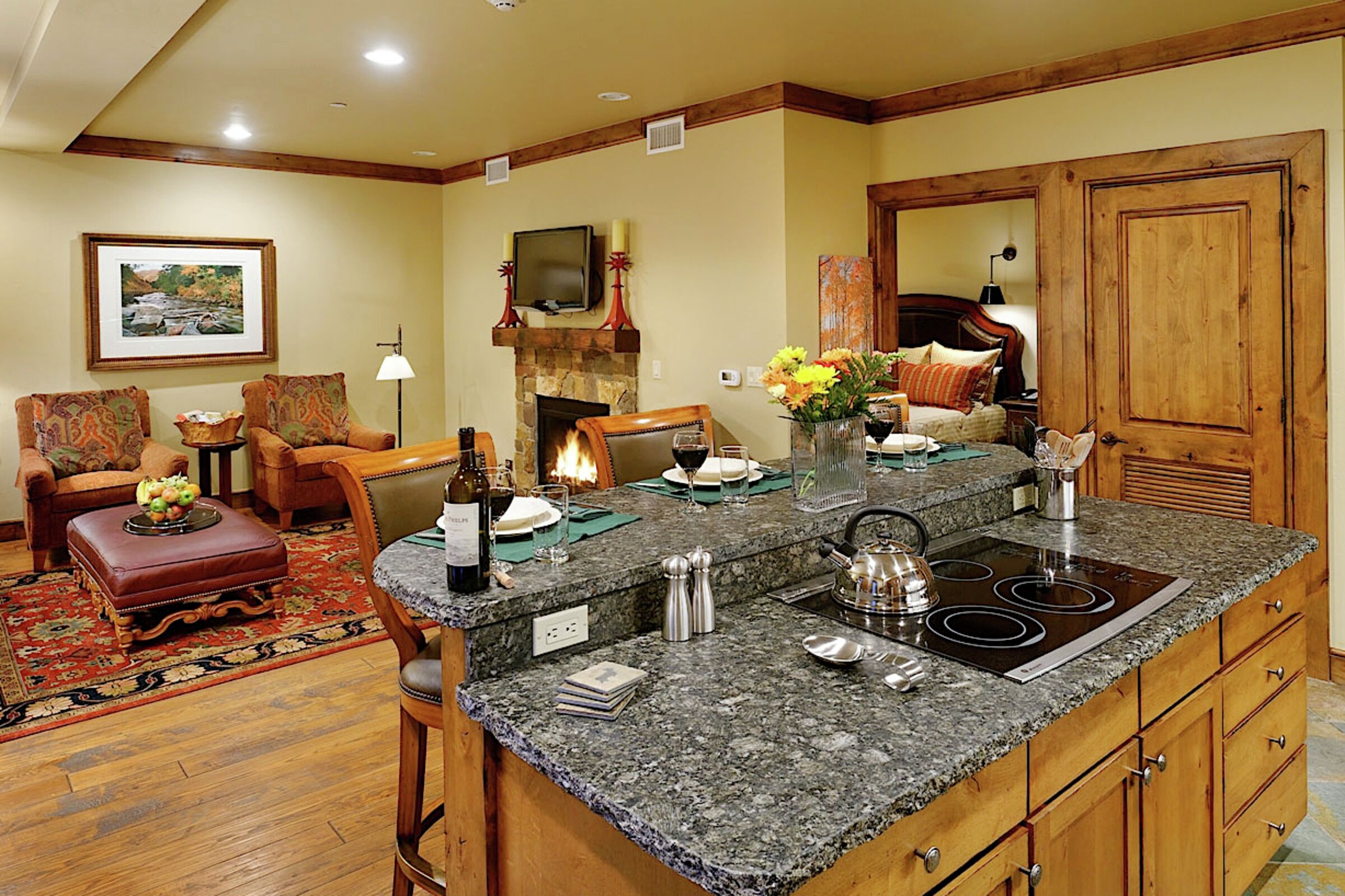 Kitchen & Living Room