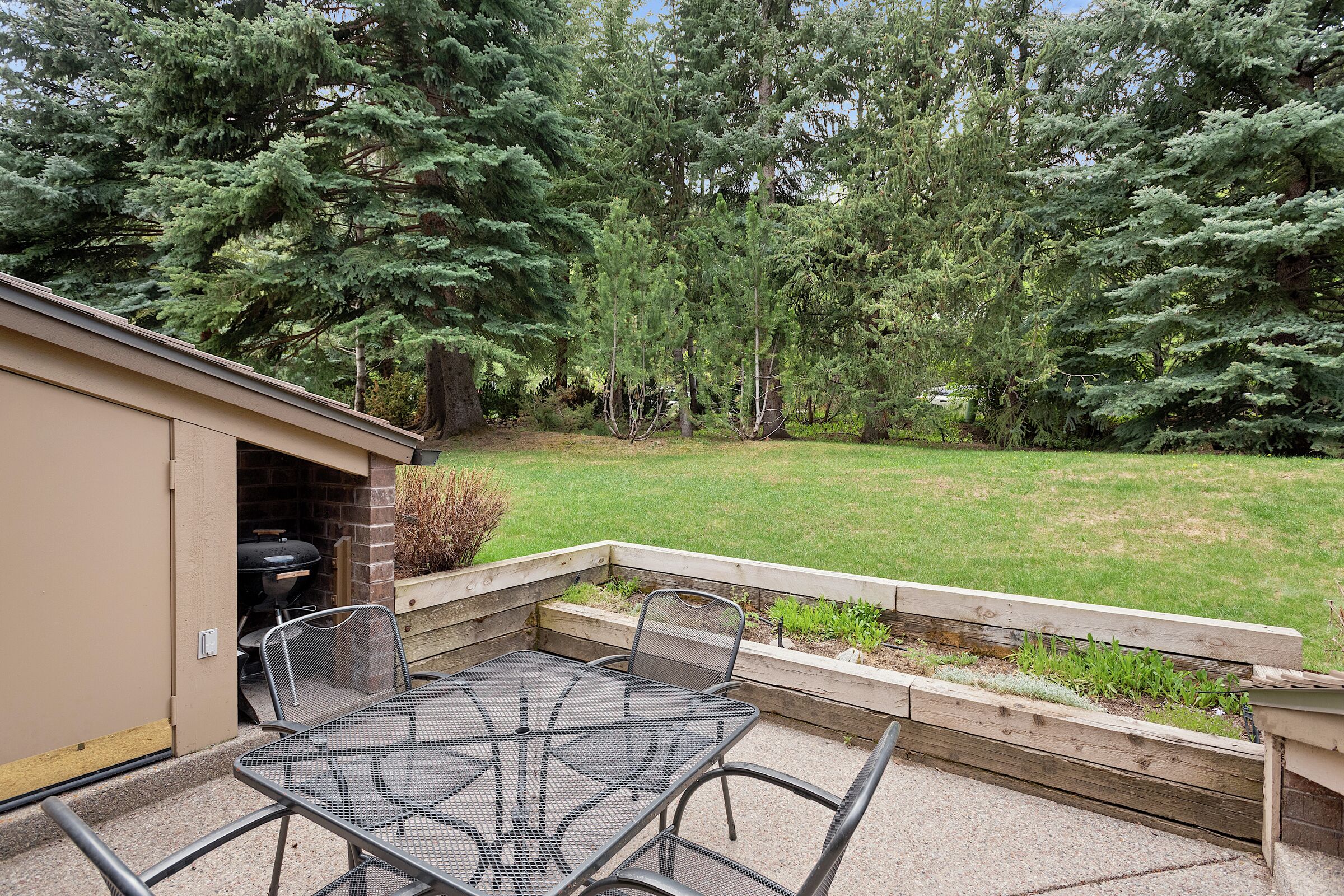Patio with BBQ
