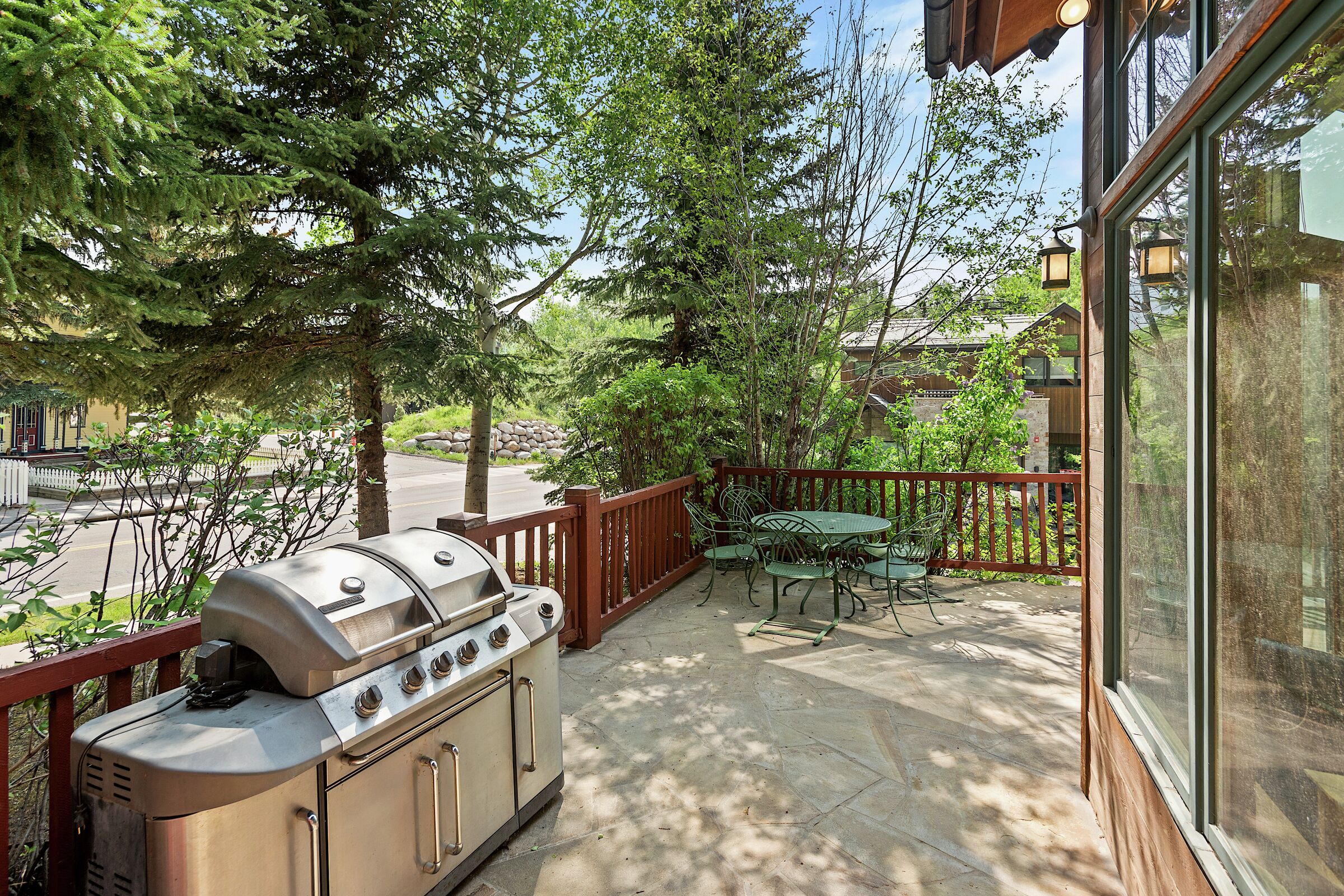 Balcony with BBQ