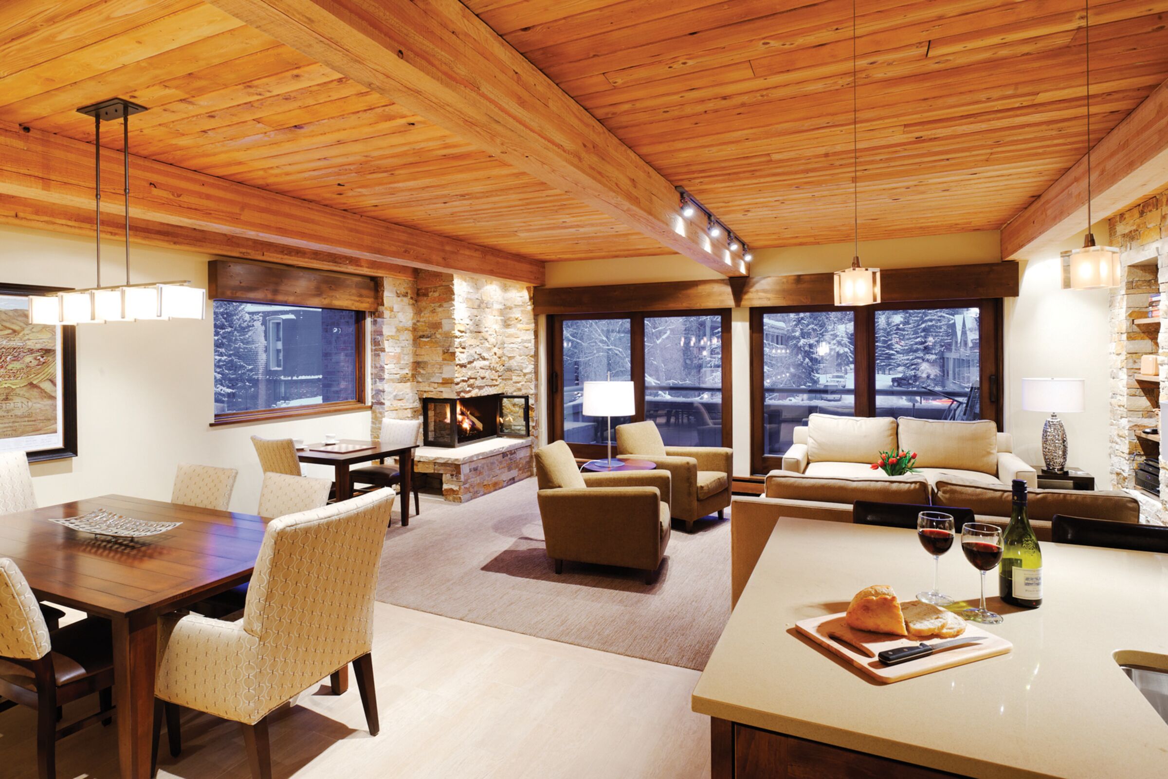 Living Room & Dining Room