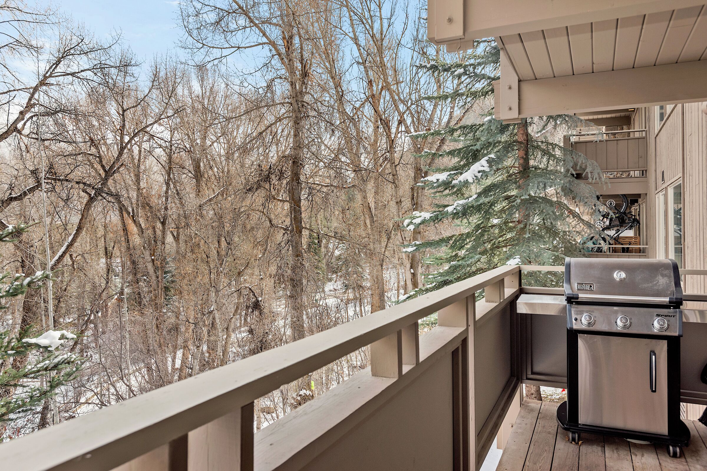 Balcony with BBQ