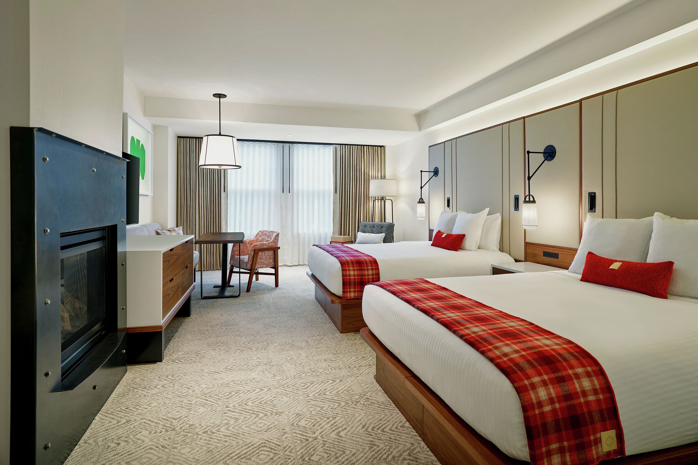 Hotel Room Living Area