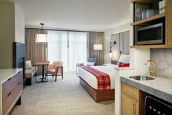 Hotel Room Living Area