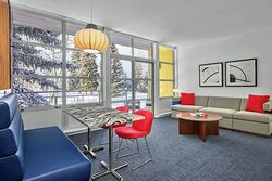Deluxe 1 Bdrm Suite - Living Room