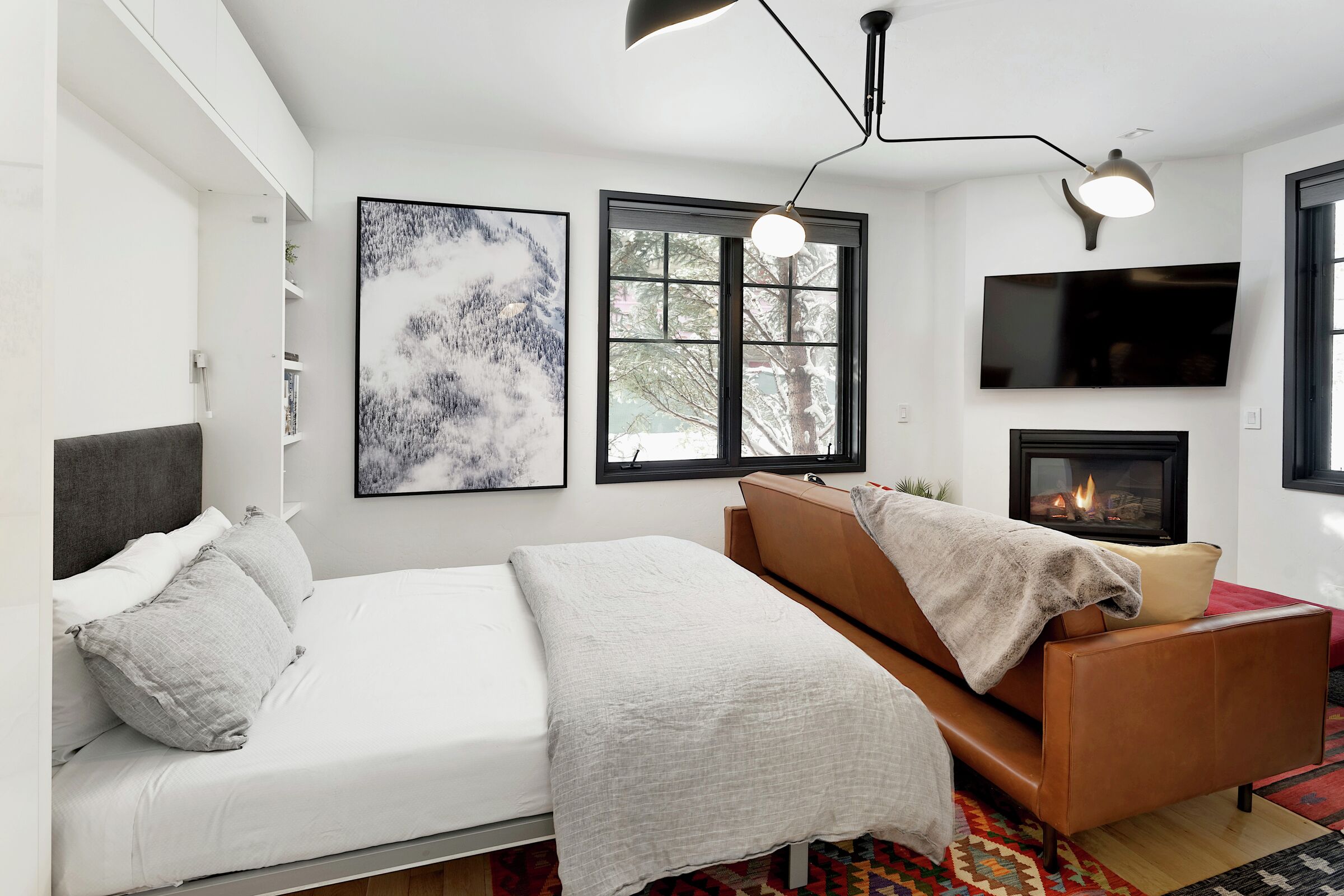 Living Room with Murphy Bed