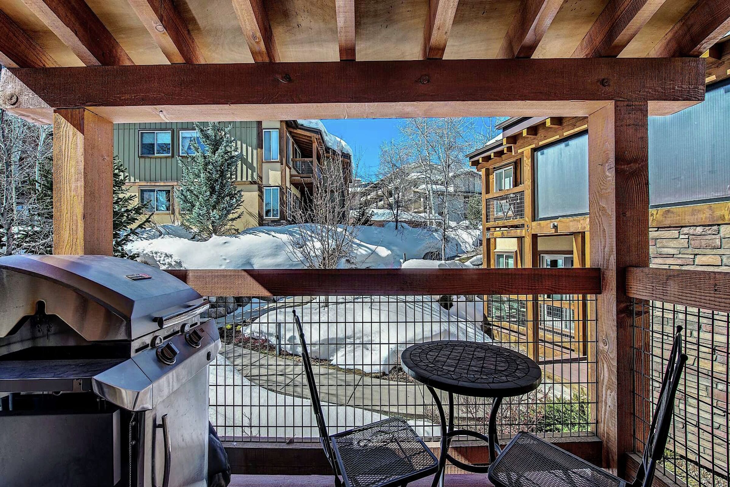Studio Balcony with BBQ