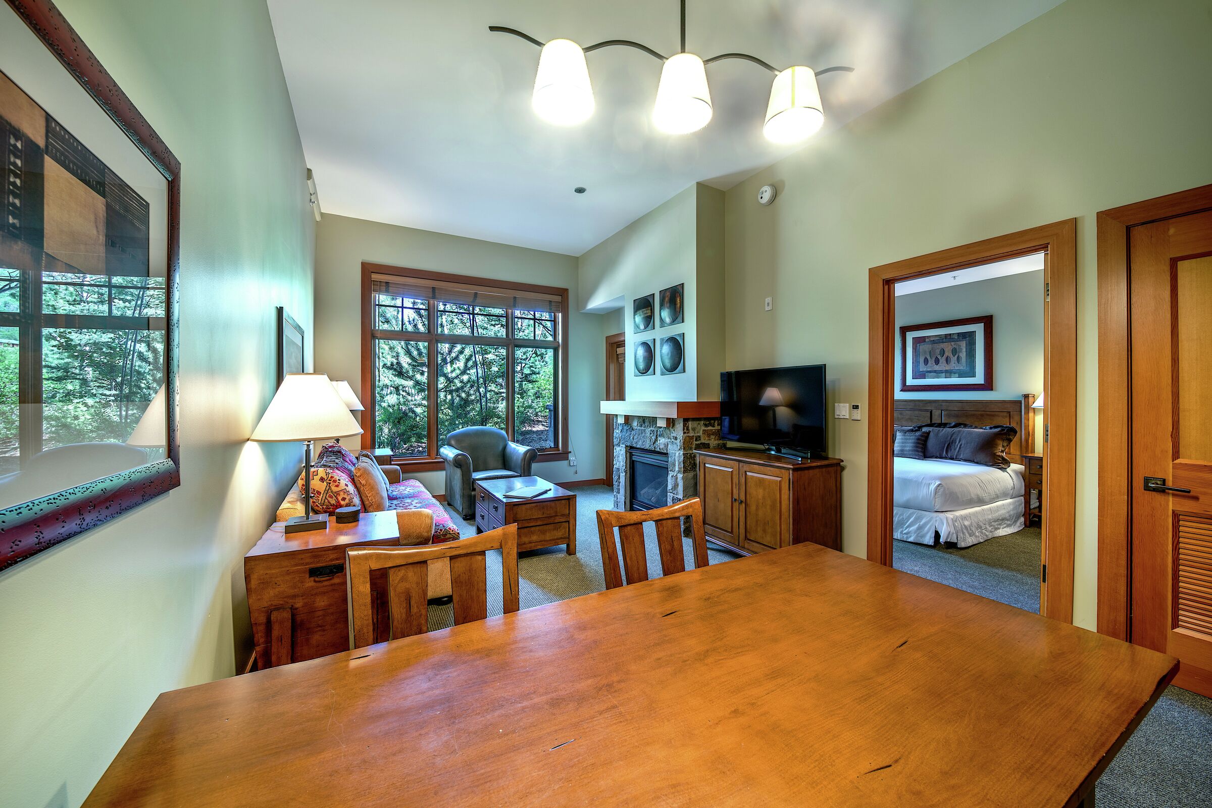 Dining Room & Living Room