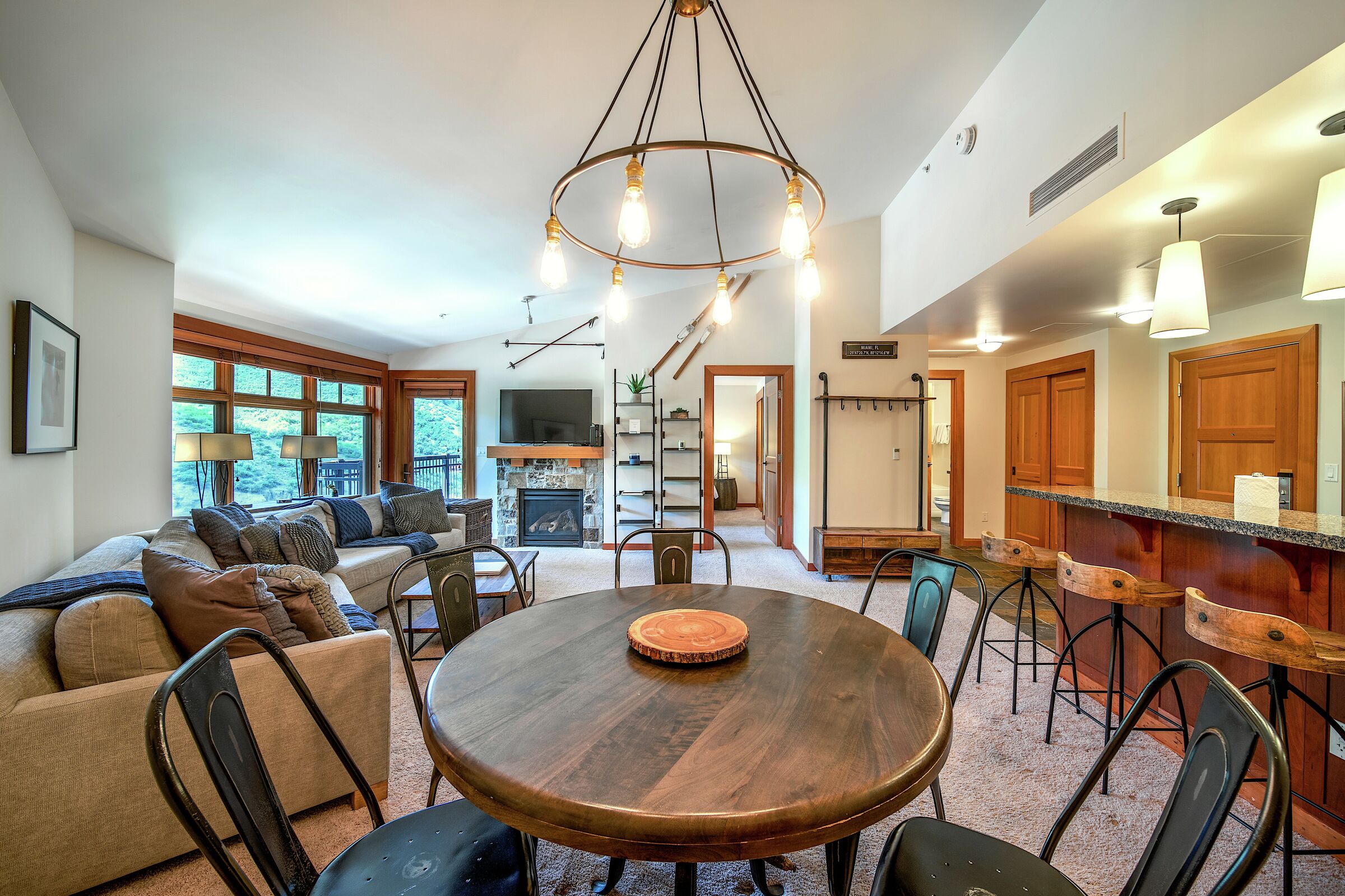 Dining Room & Living Room