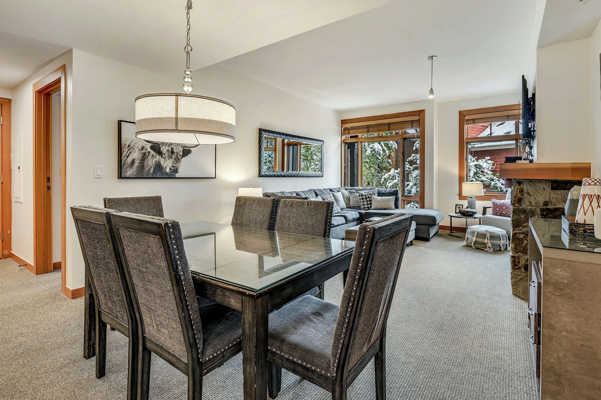 Dining Room & Living Room