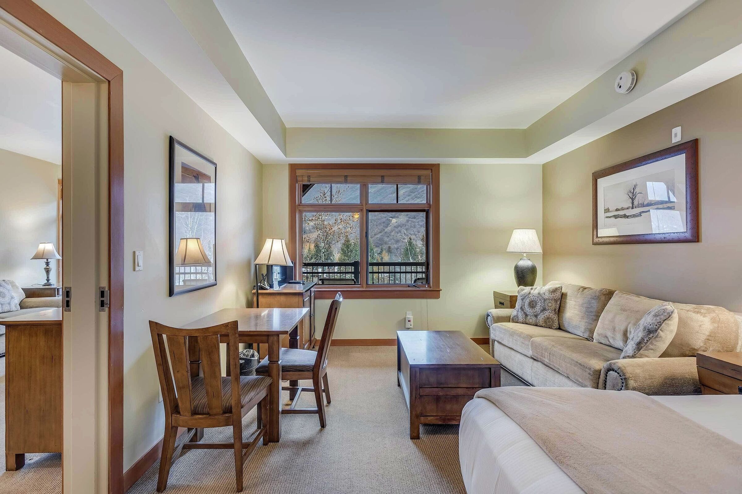 Studio Living Area & Dining Area