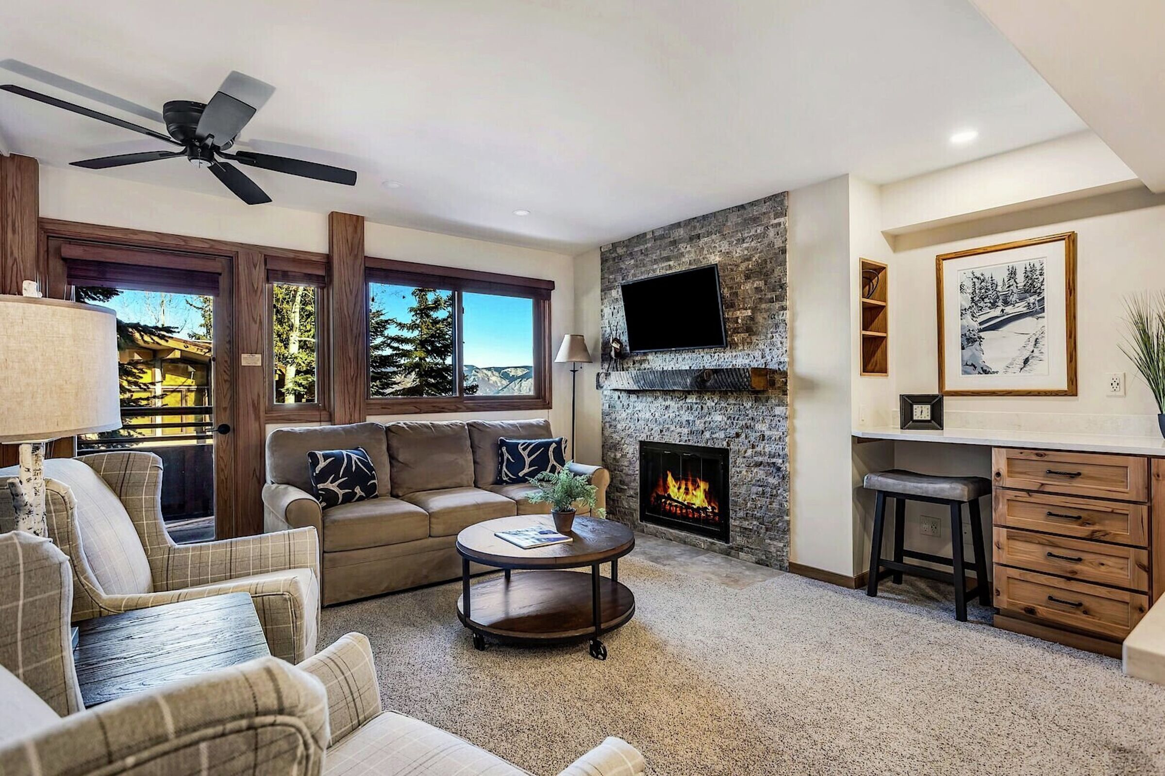 Studio Living Area