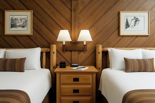 Deluxe 2 Queen Mountain View Room - Guest Room