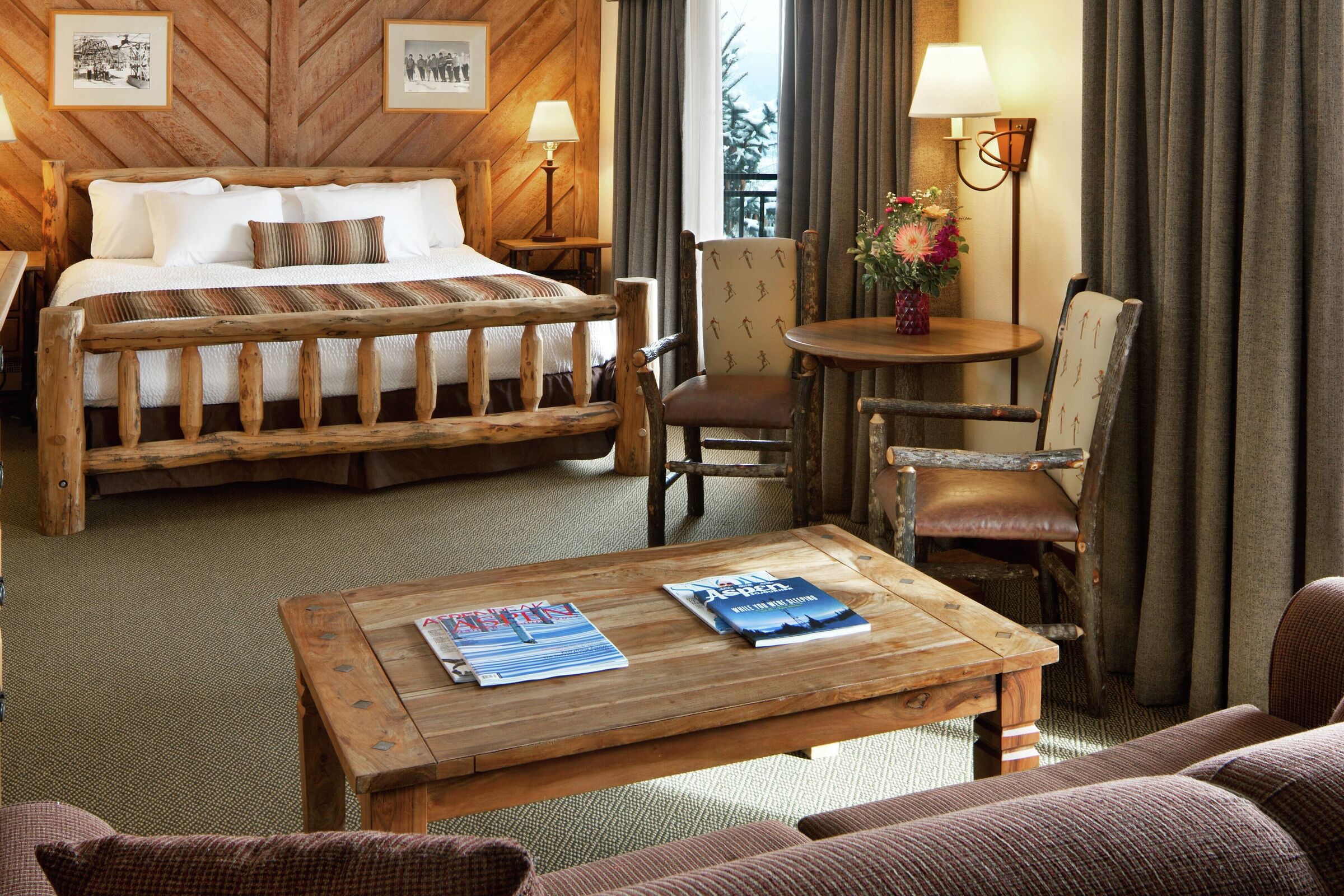 King Suite - Bedroom & Living Area