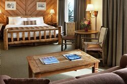 King Suite - Bedroom & Living Area