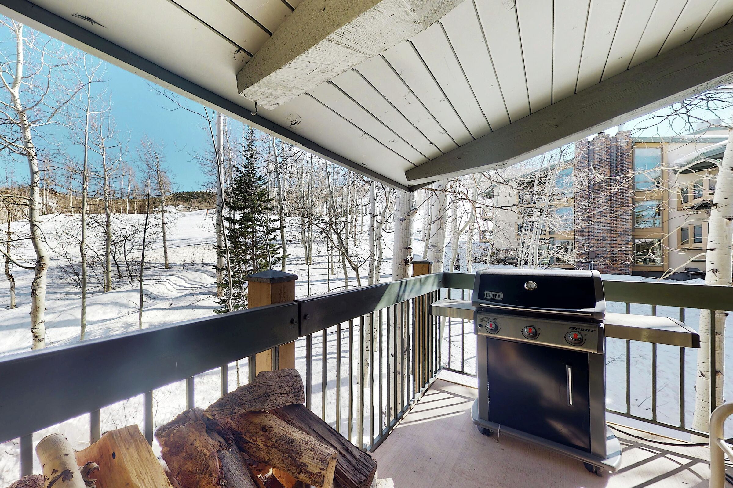 Balcony with BBQ