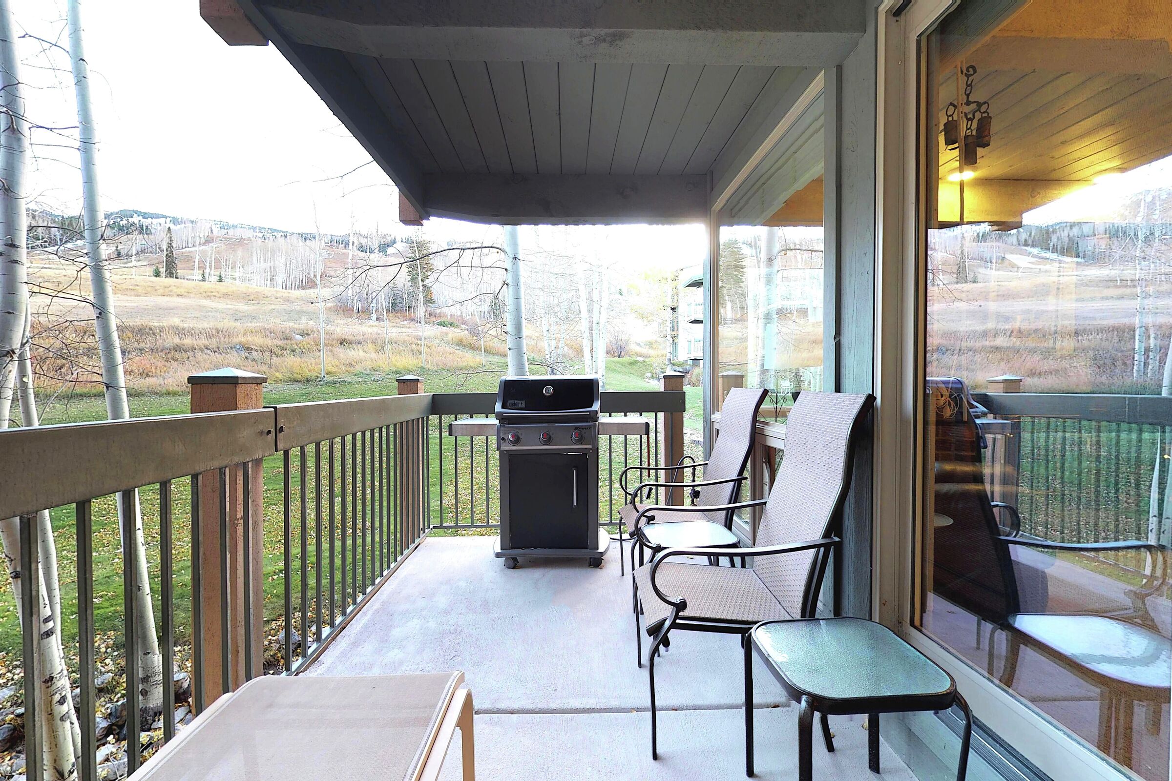 Balcony with BBQ