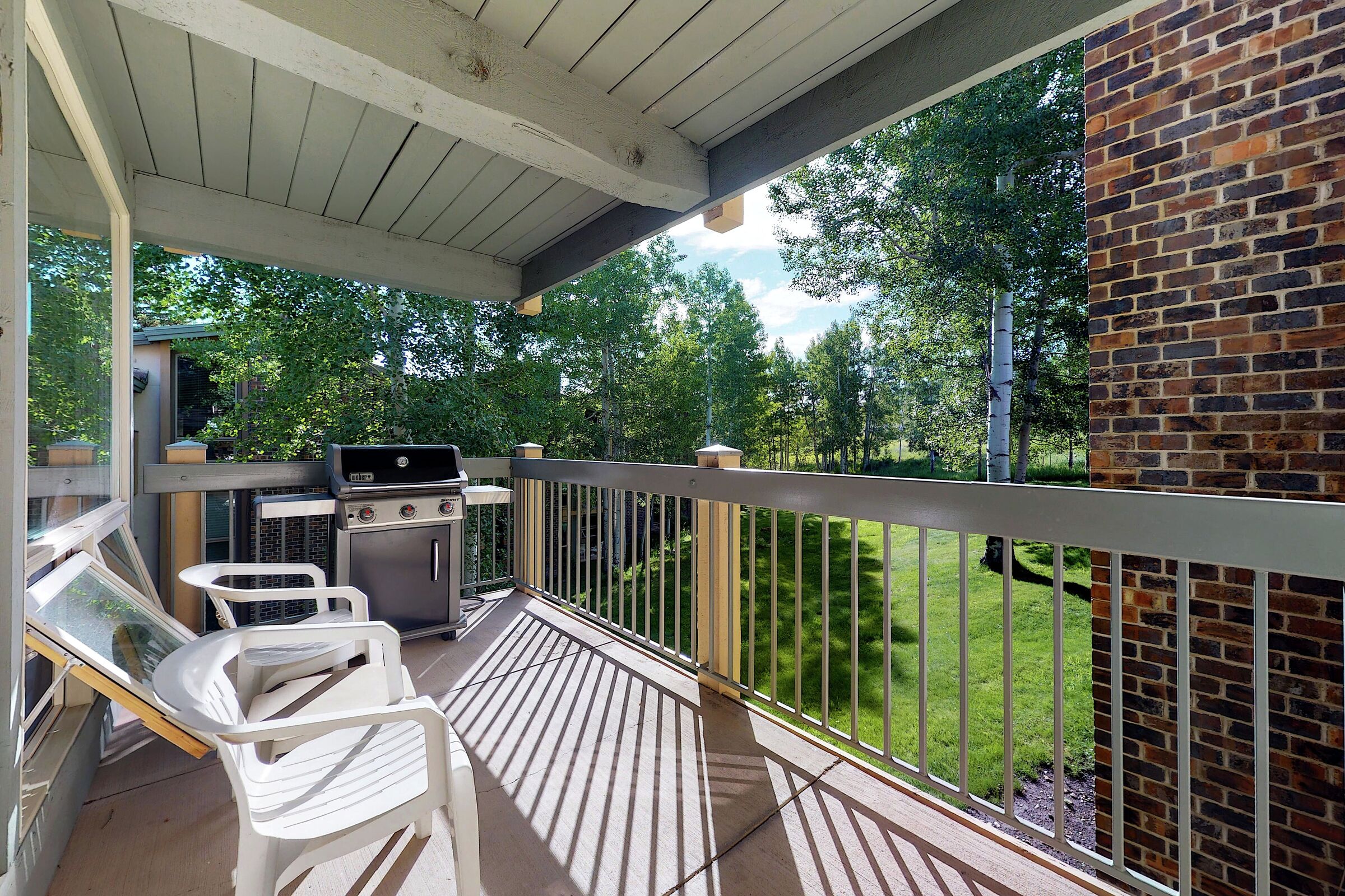 Balcony with BBQ