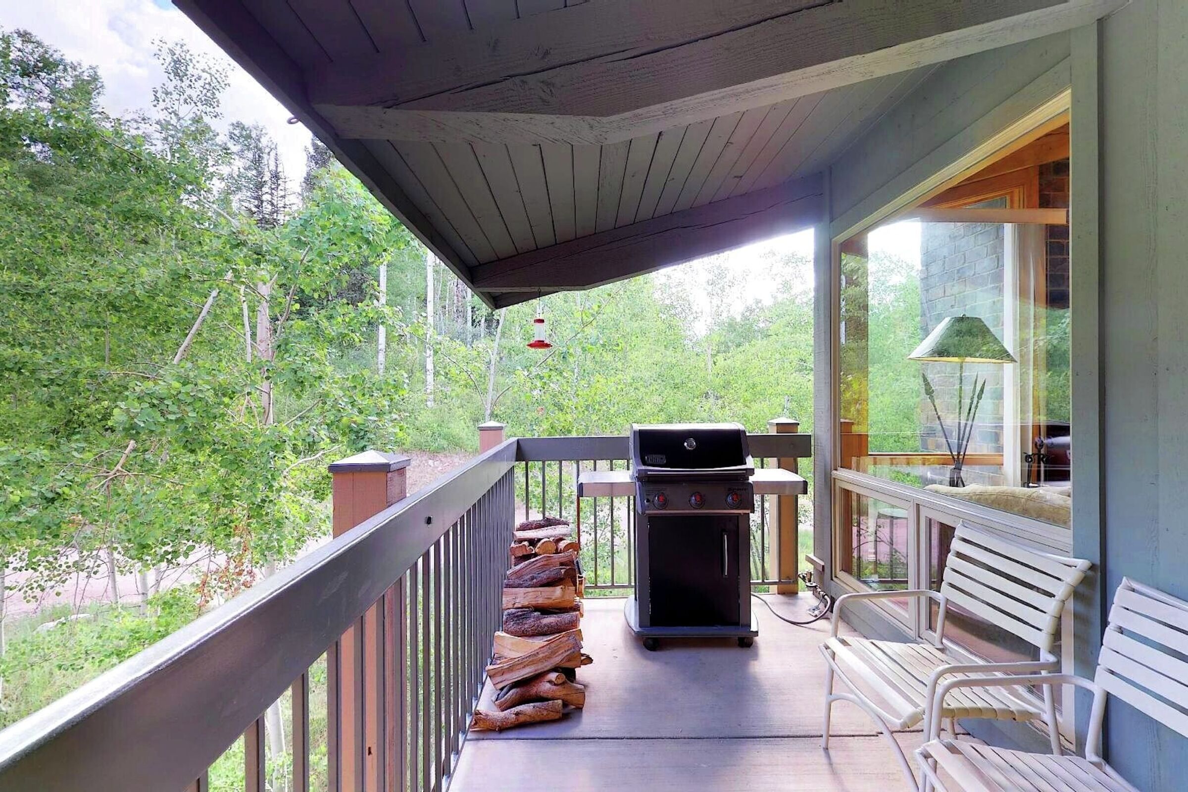 Balcony with BBQ