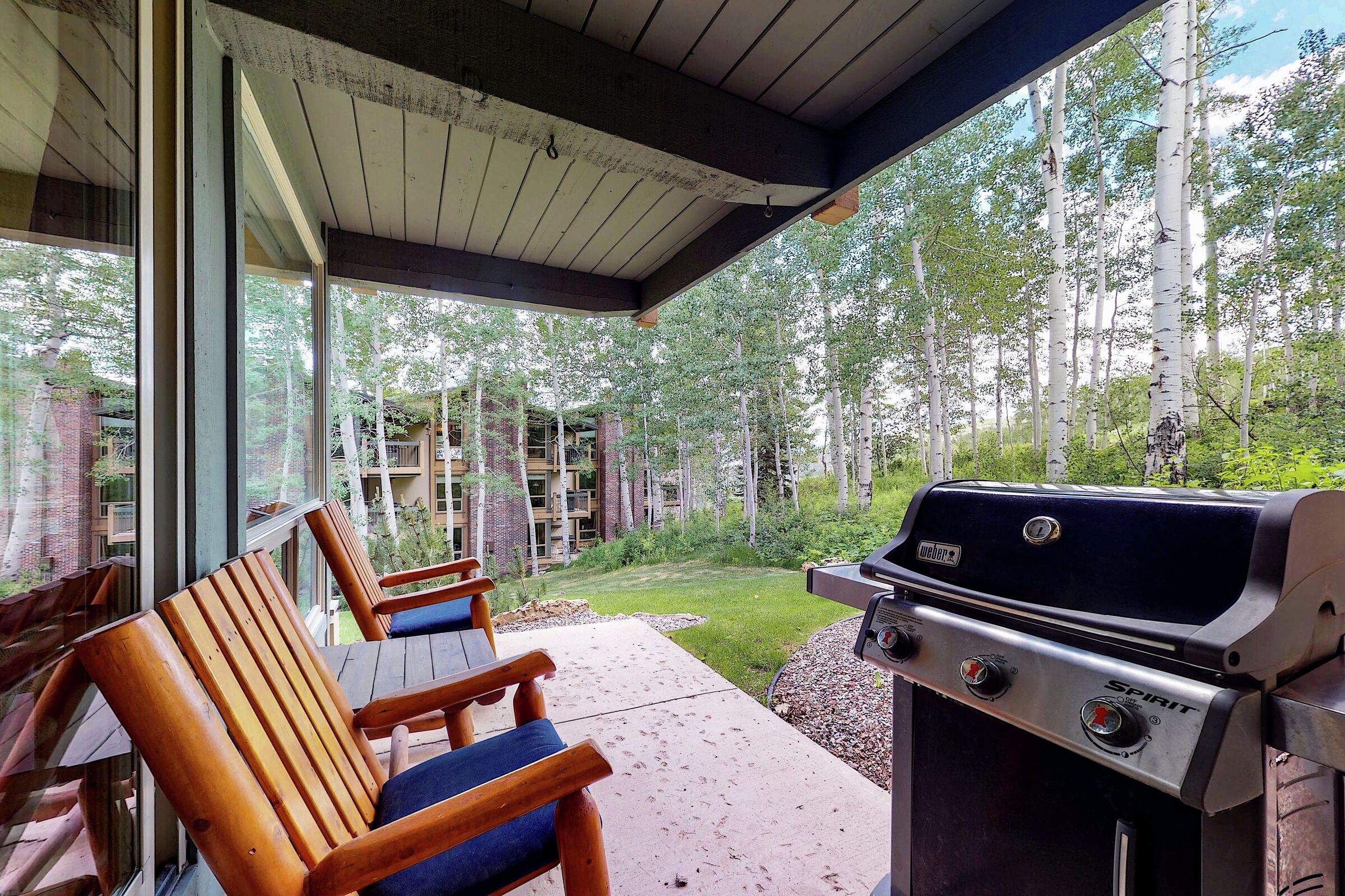 Patio with BBQ