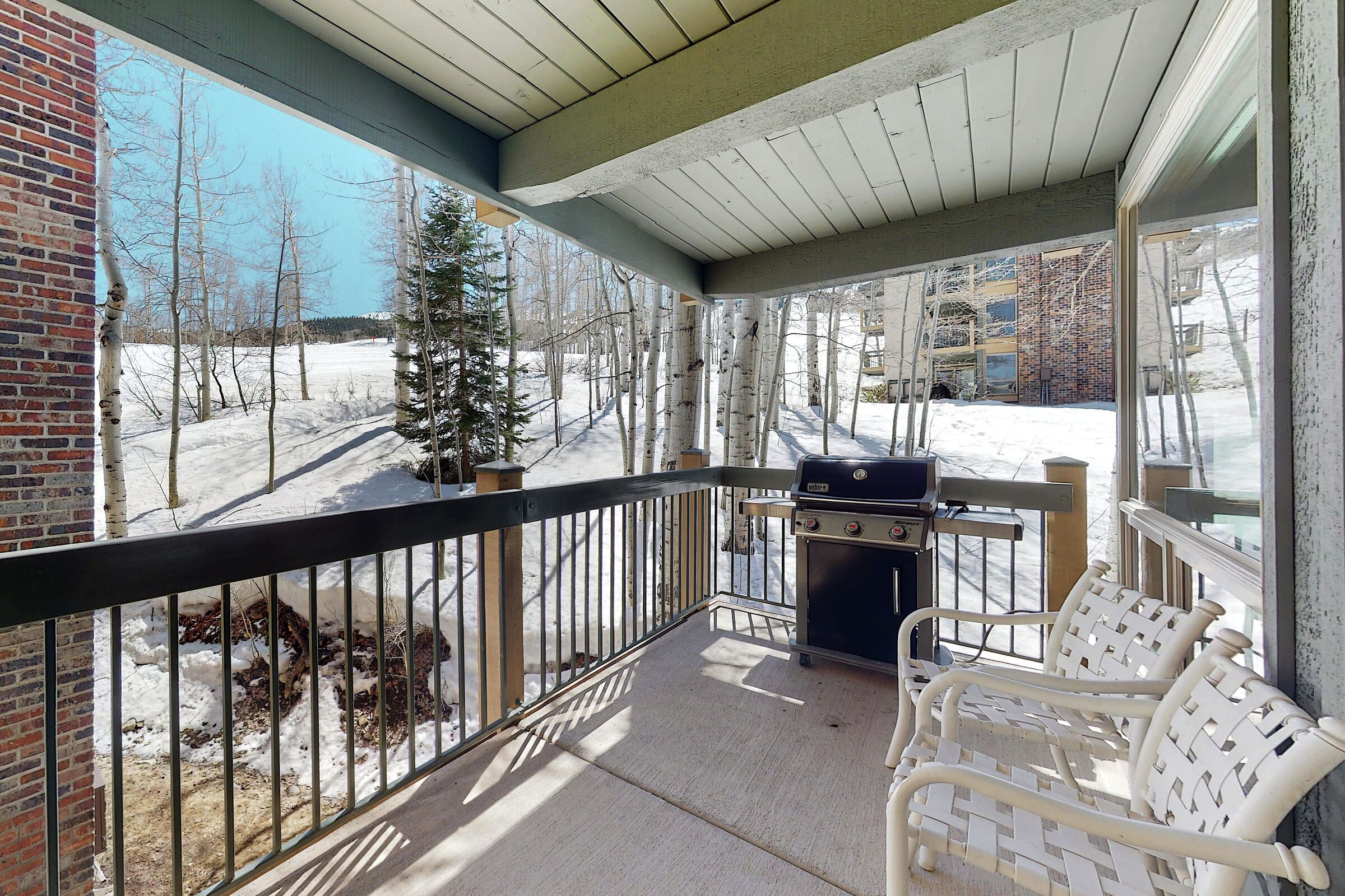 Balcony with BBQ