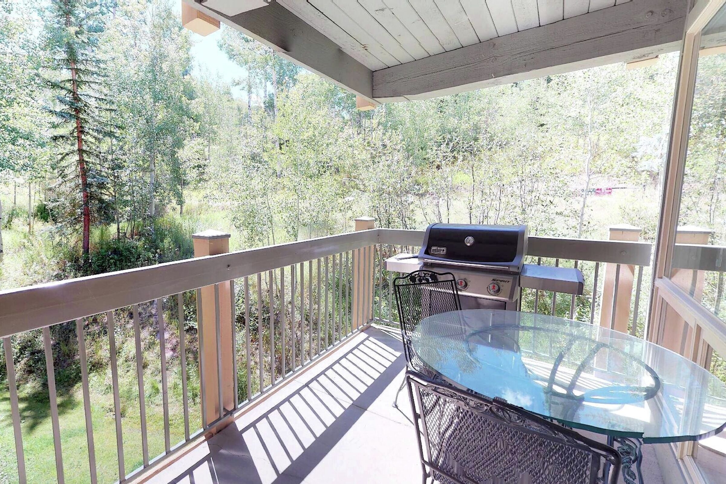 Balcony with BBQ