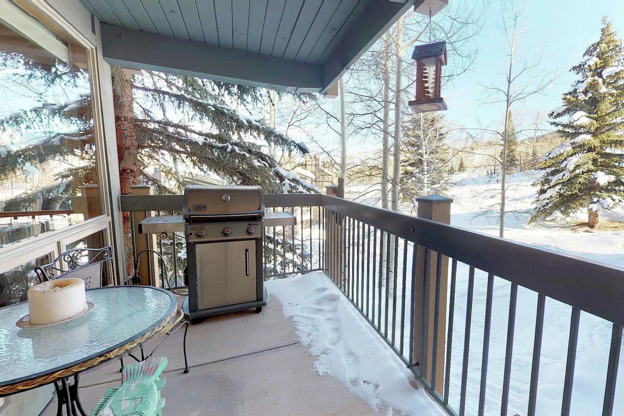 Balcony with BBQ