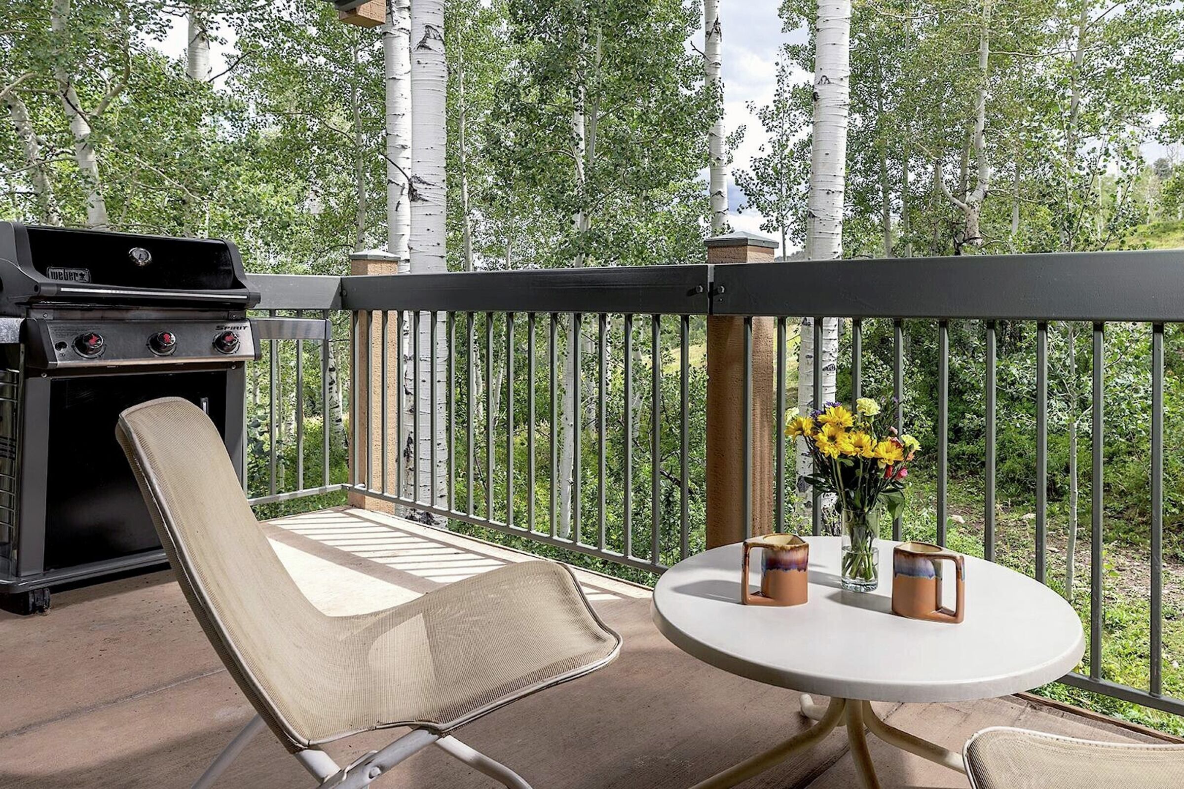 Balcony with BBQ