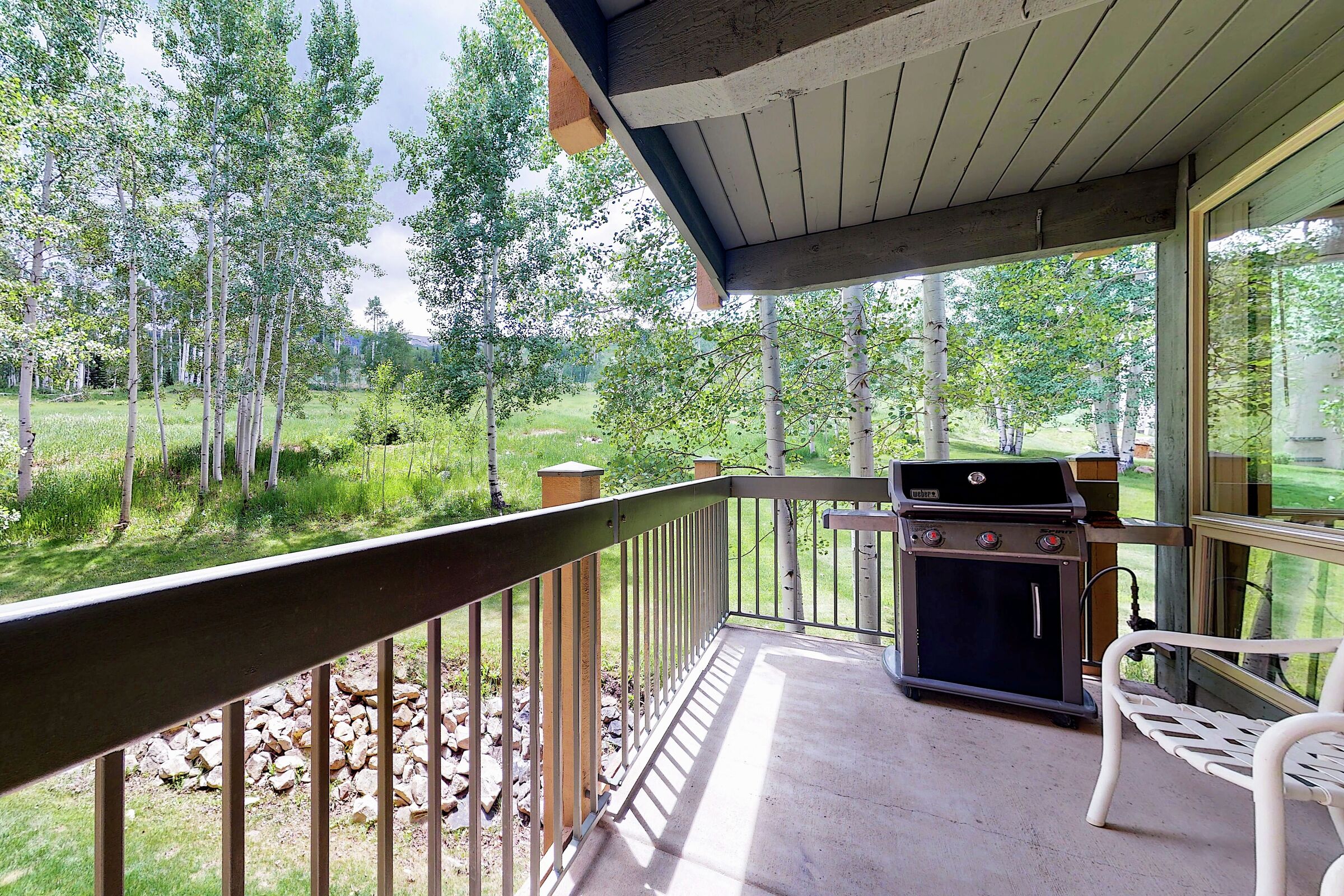 Balcony with BBQ